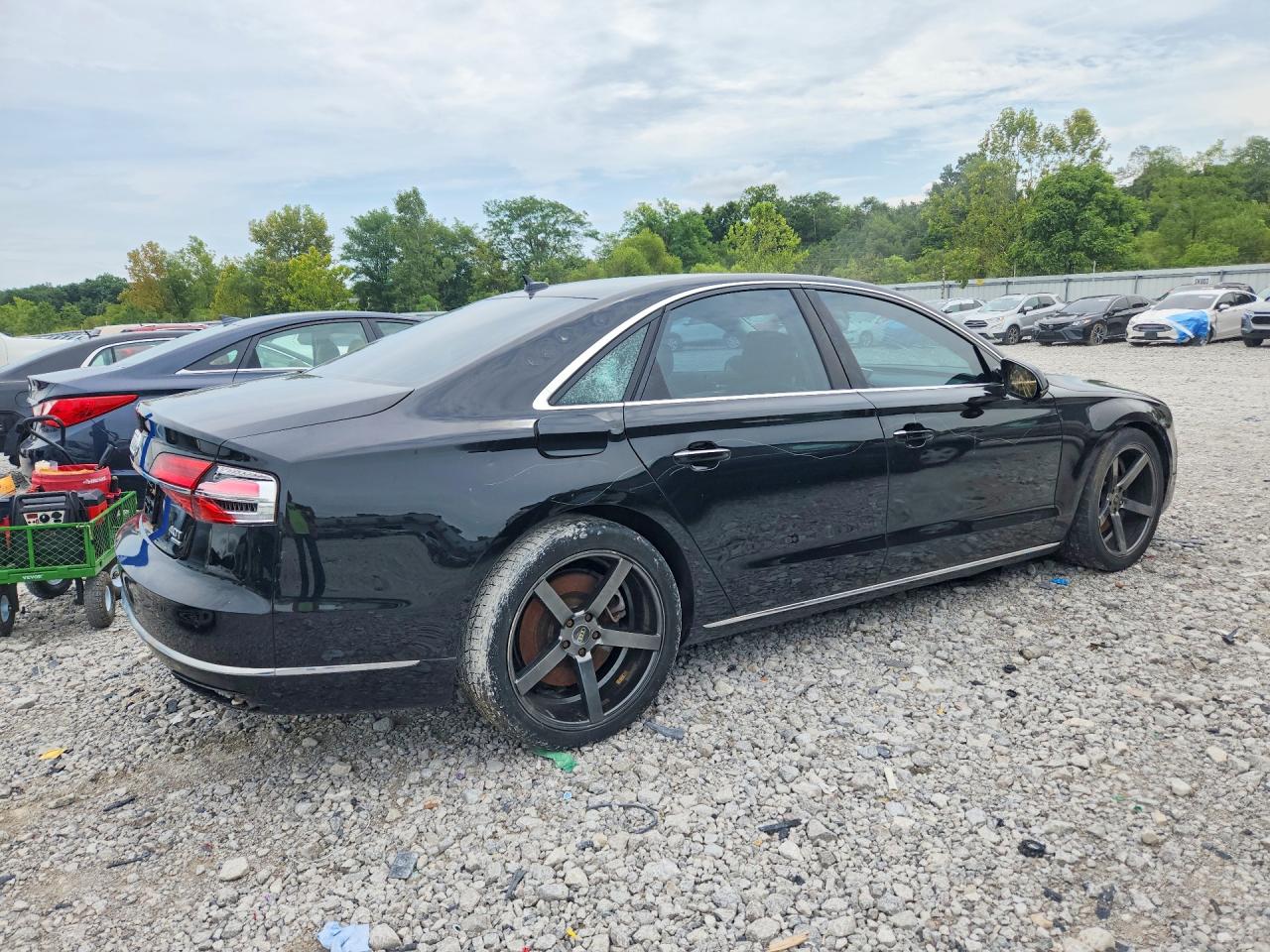 2015 Audi A8 Quattro Black vin: WAUJ2AFD5FN025452