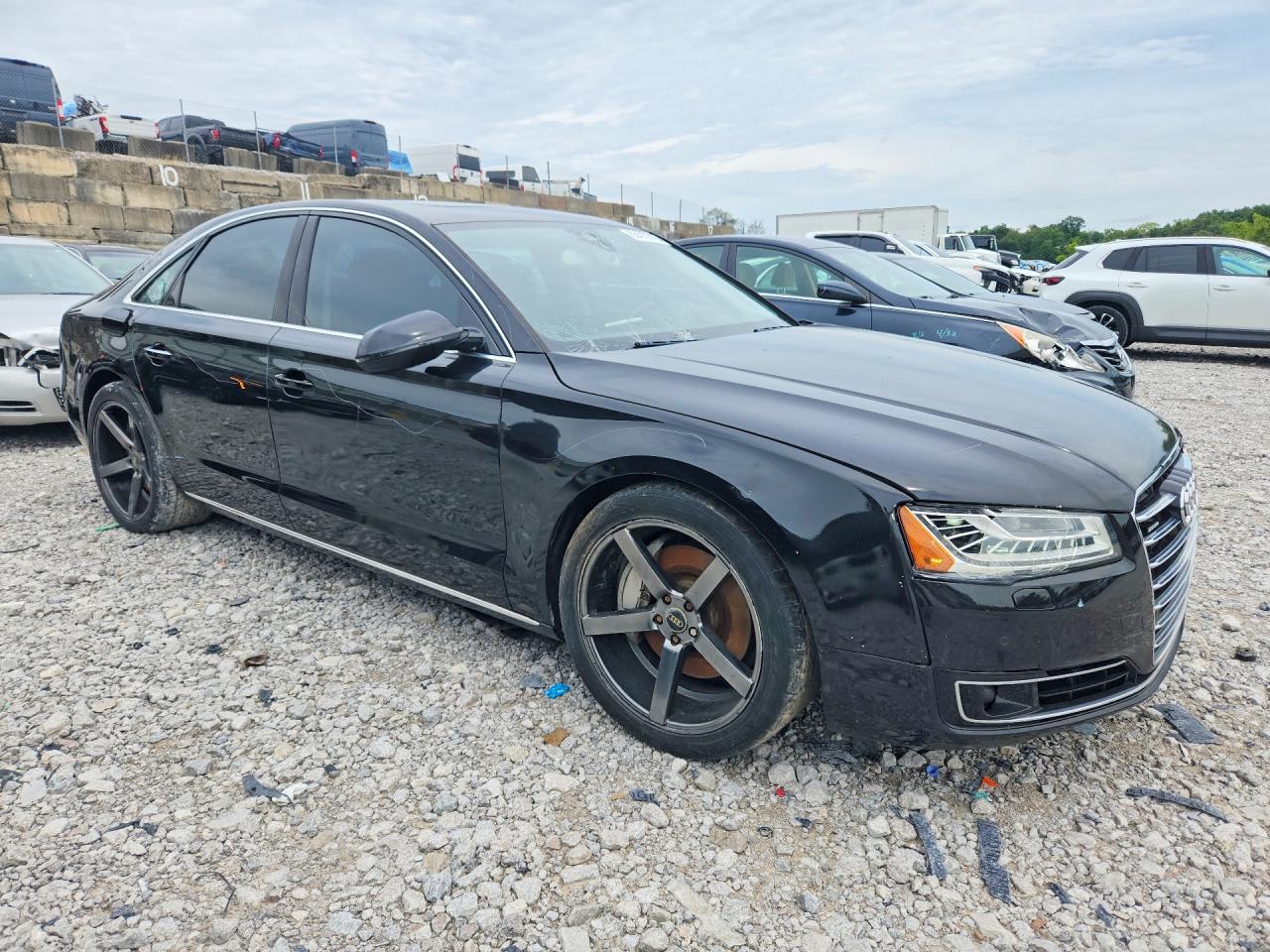 2015 Audi A8 Quattro Black vin: WAUJ2AFD5FN025452