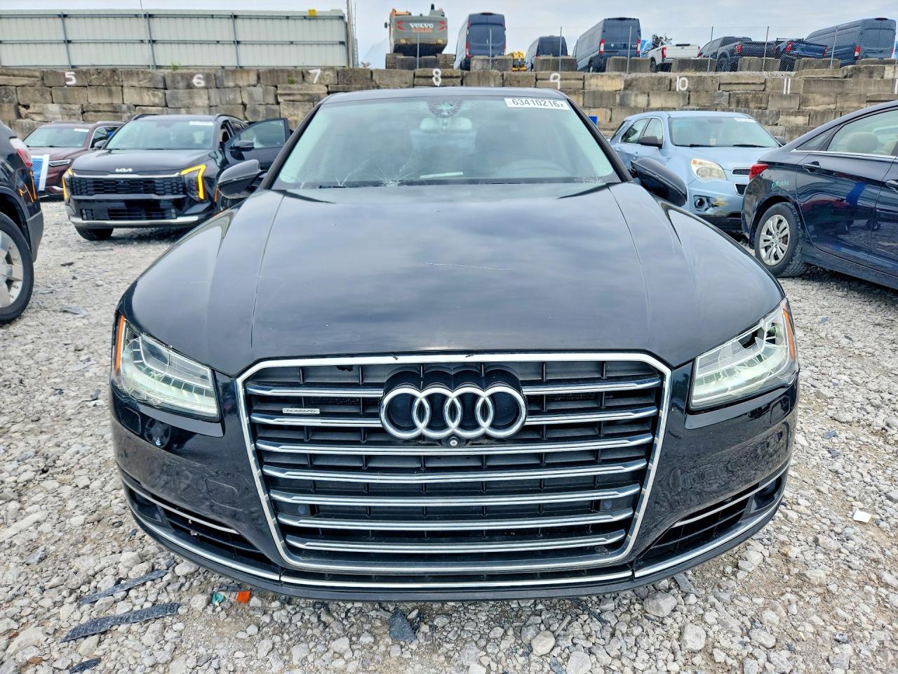 2015 Audi A8 Quattro Black vin: WAUJ2AFD5FN025452