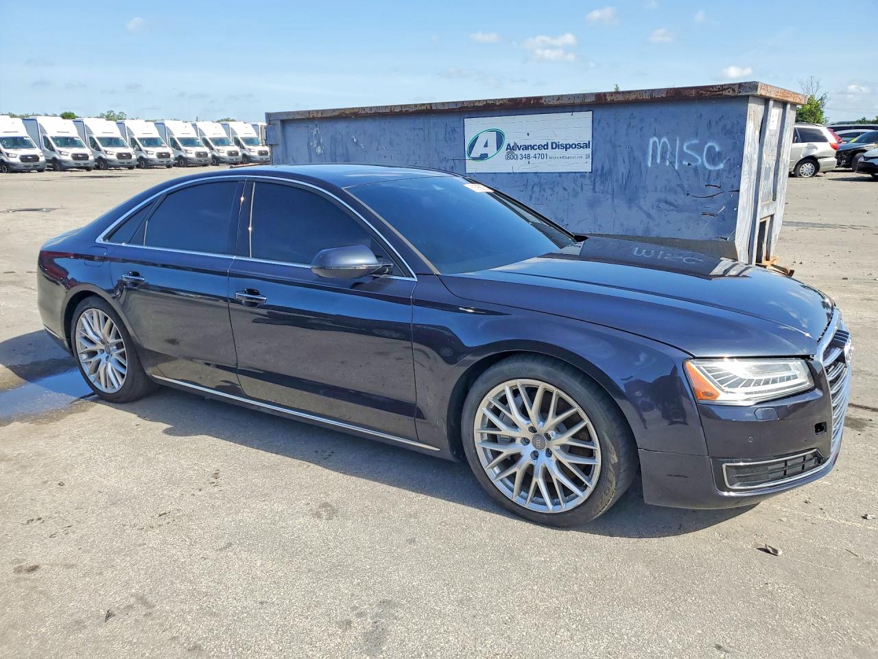 2015 Audi A8 Quattro Black vin: WAUJ2AFD5FN034085