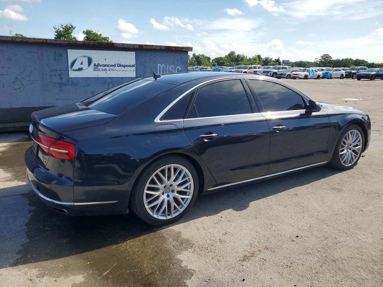 2015 Audi A8 Quattro Black vin: WAUJ2AFD5FN034085