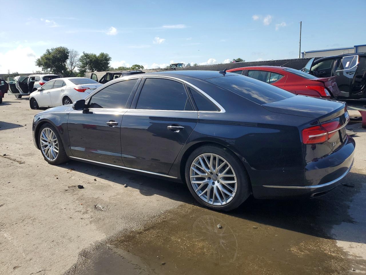2015 Audi A8 Quattro Black vin: WAUJ2AFD5FN034085