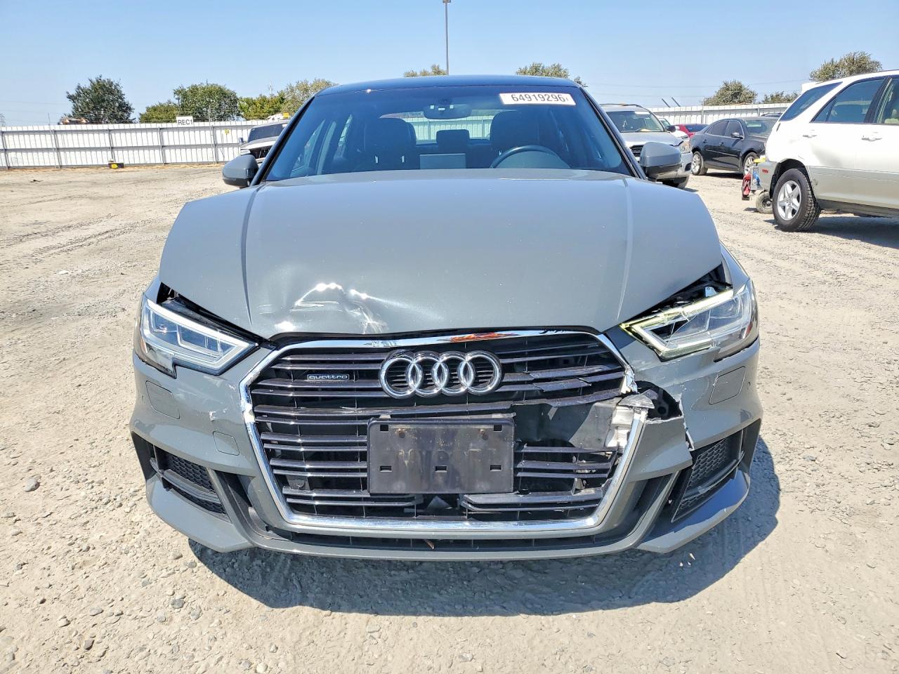 2017 Audi A3 Premium Plus Gray vin: WAUJ8GFF4H1037508