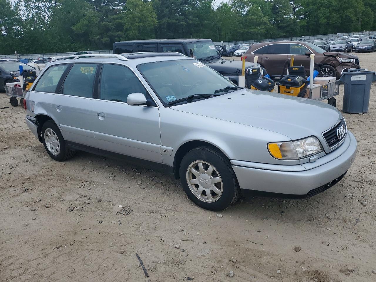1996 Audi A6 2.8 Quattro Silver vin: WAUJA84A0TN073070