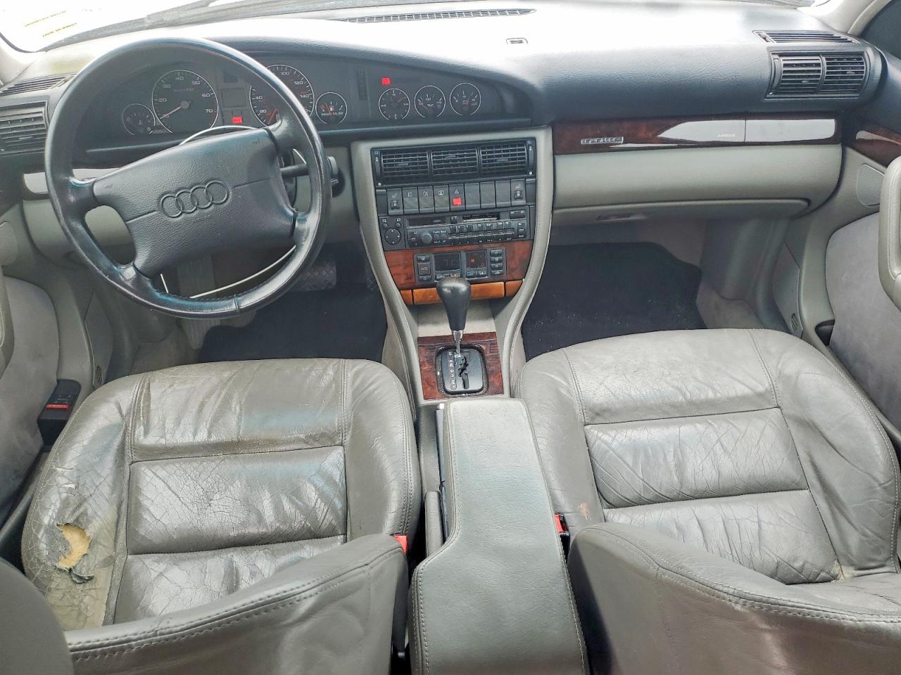1996 Audi A6 2.8 Quattro Silver vin: WAUJA84A0TN073070