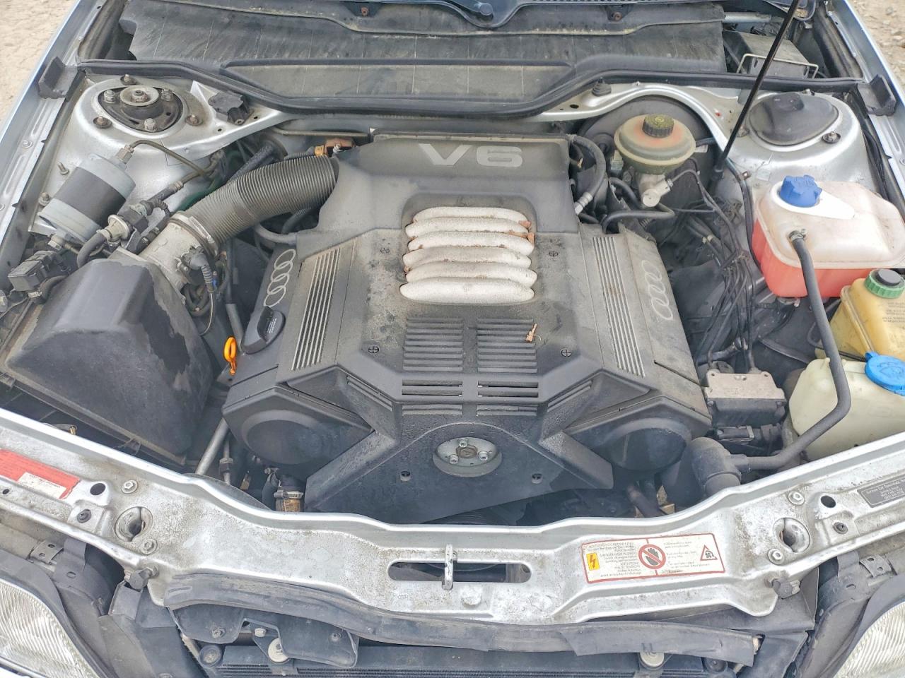 1996 Audi A6 2.8 Quattro Silver vin: WAUJA84A0TN073070
