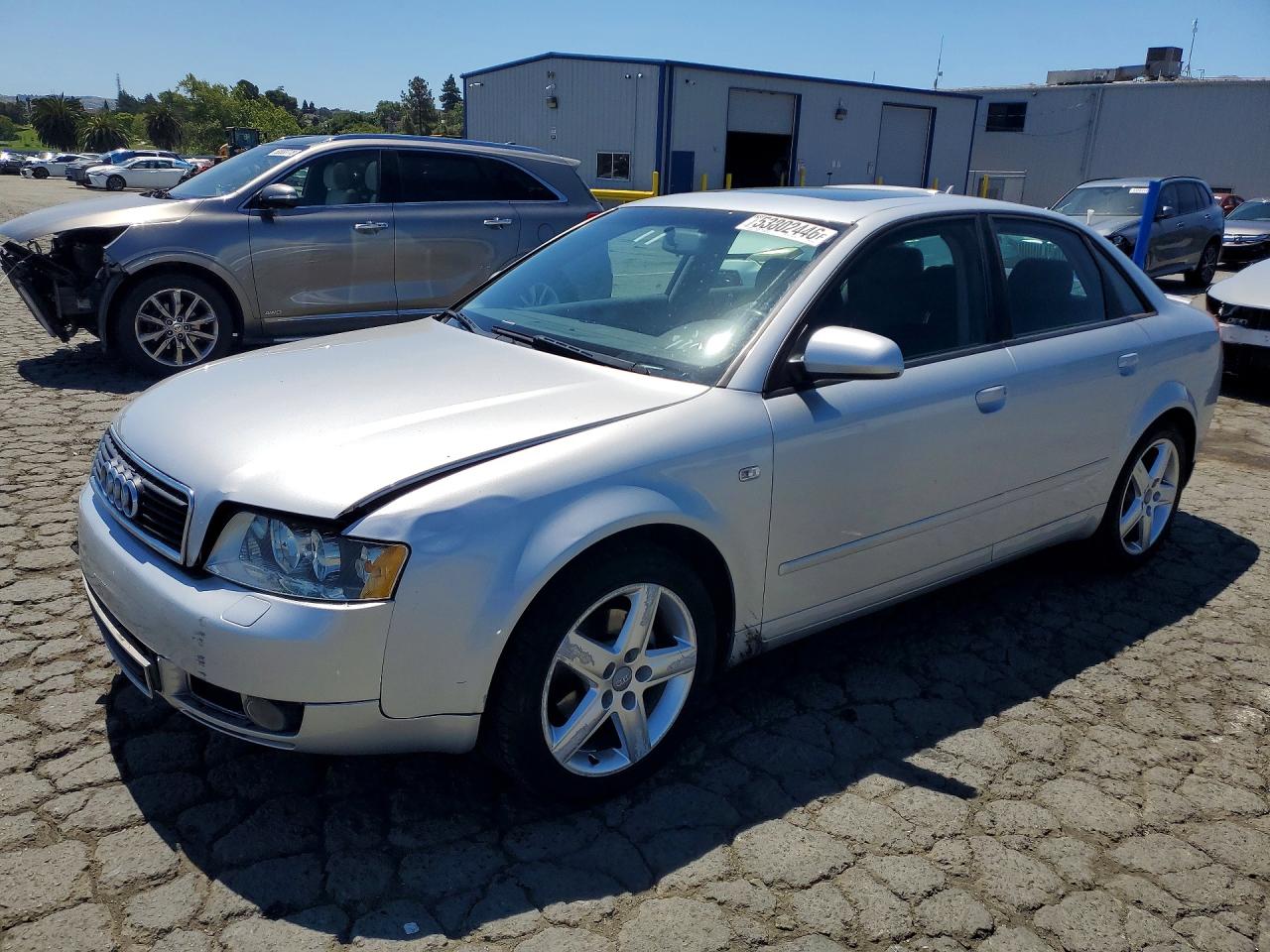 2005 Audi A4 1.8t Серебряный vin: WAUJC68E05A096158