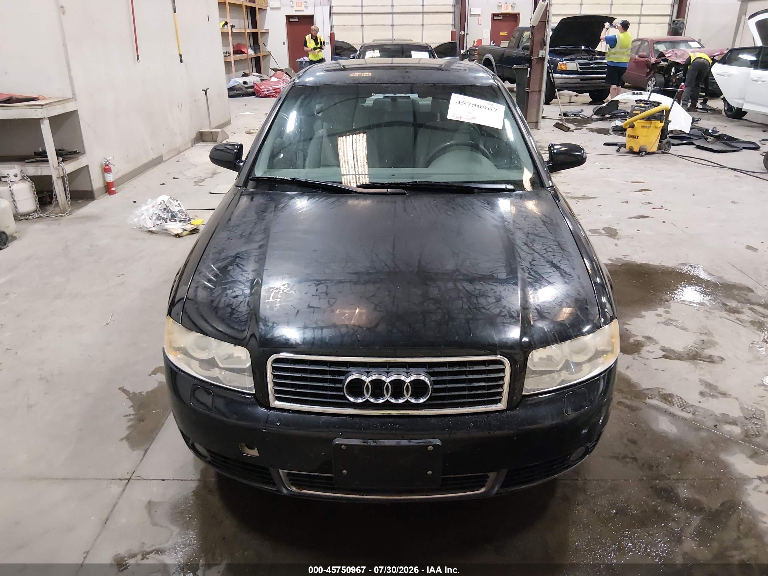 2002 Audi A4 1.8t Black vin: WAUJC68E12A171669