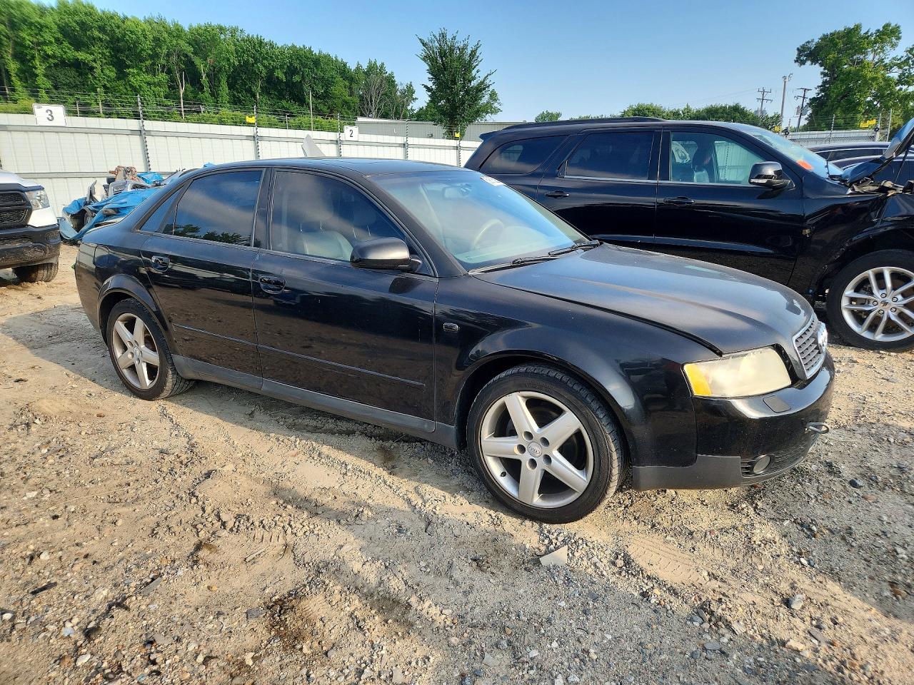 2003 Audi A4 1.8t Black vin: WAUJC68E13A238840