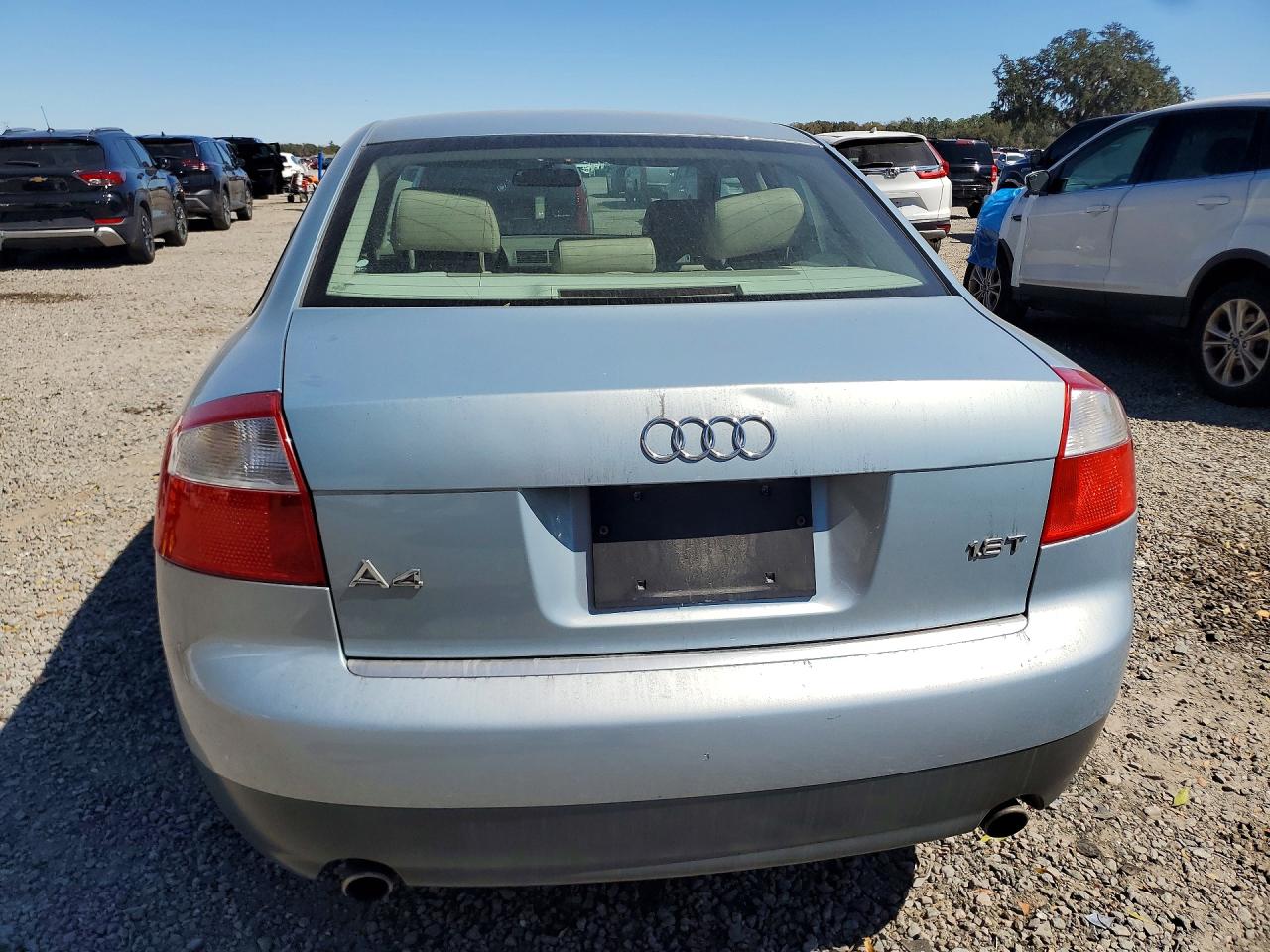2002 Audi A4 1.8t Silver vin: WAUJC68E22A206655