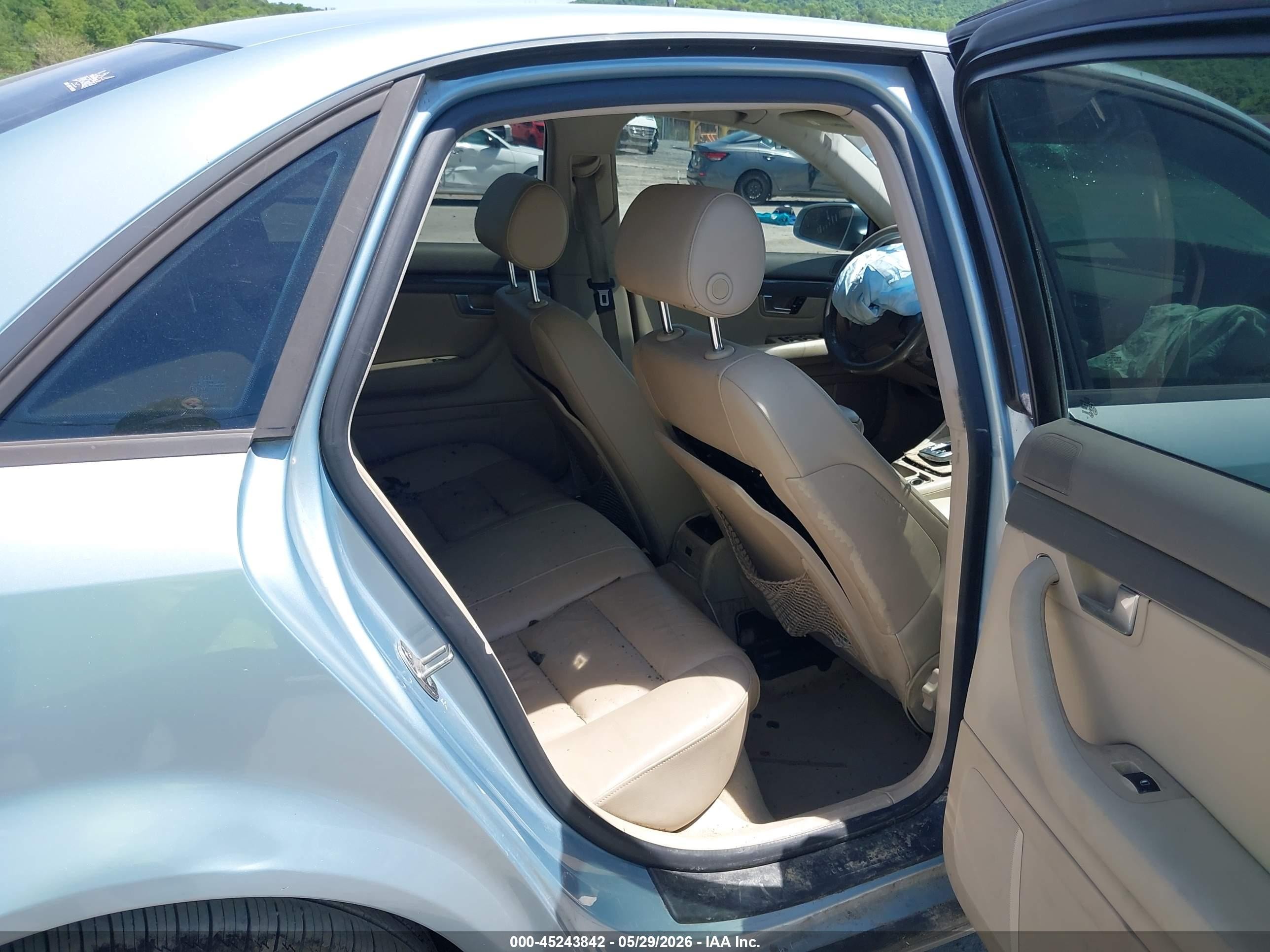 2004 Audi A4 1.8t Teal vin: WAUJC68E24A064066