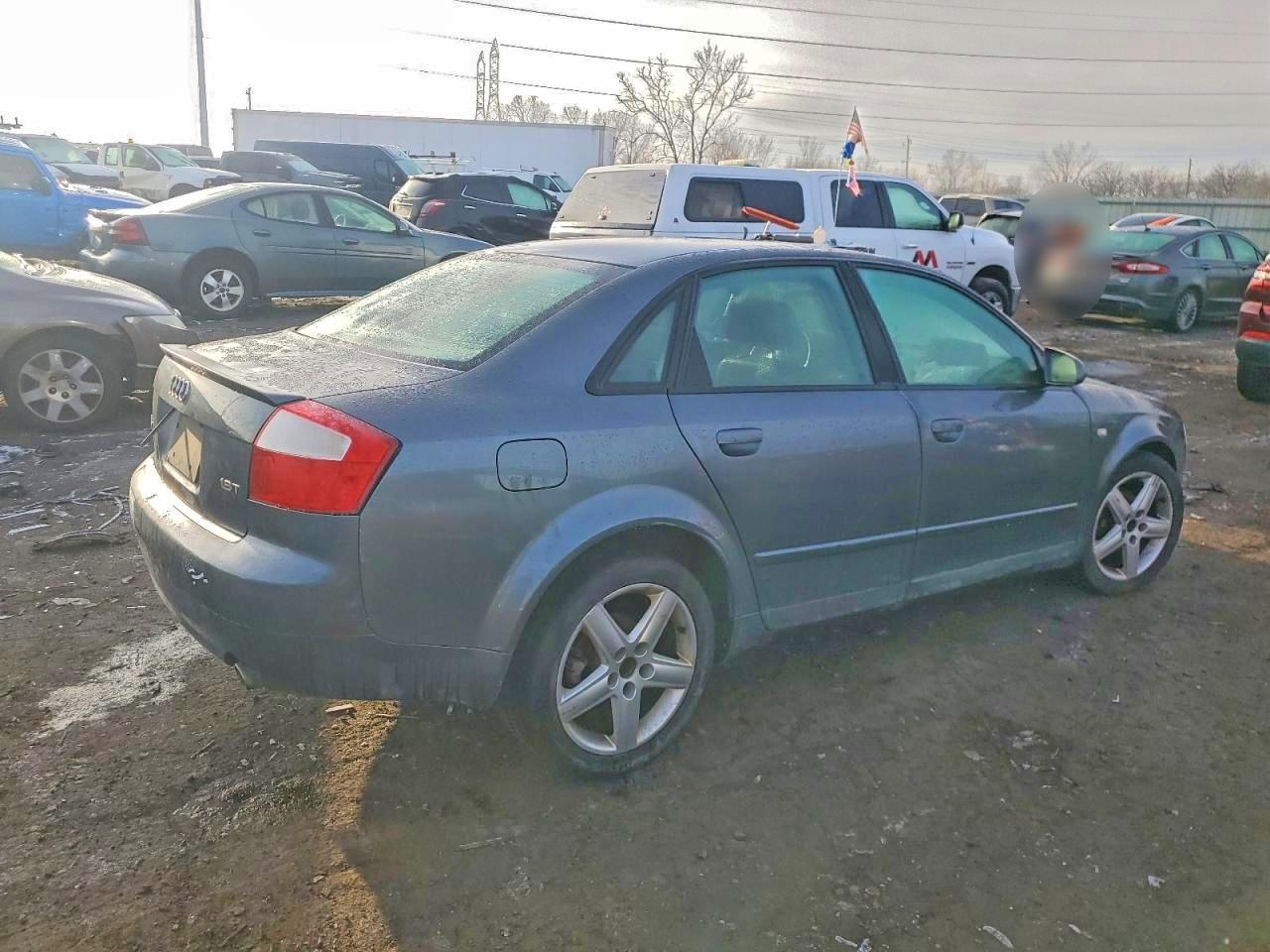 2005 Audi A4 1.8t Gray vin: WAUJC68E25A120329