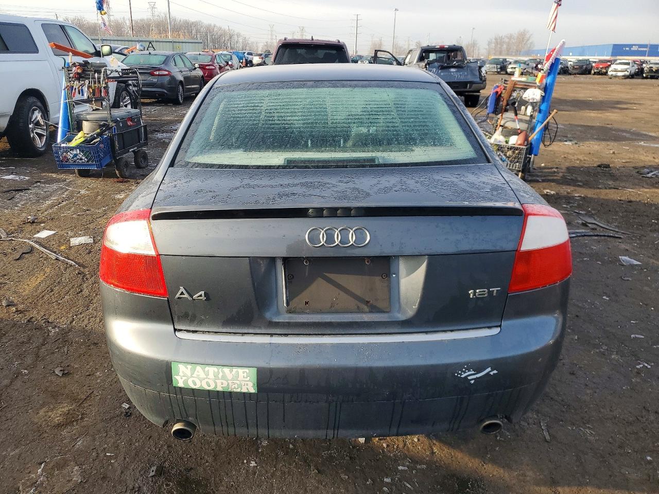 2005 Audi A4 1.8t Gray vin: WAUJC68E25A120329
