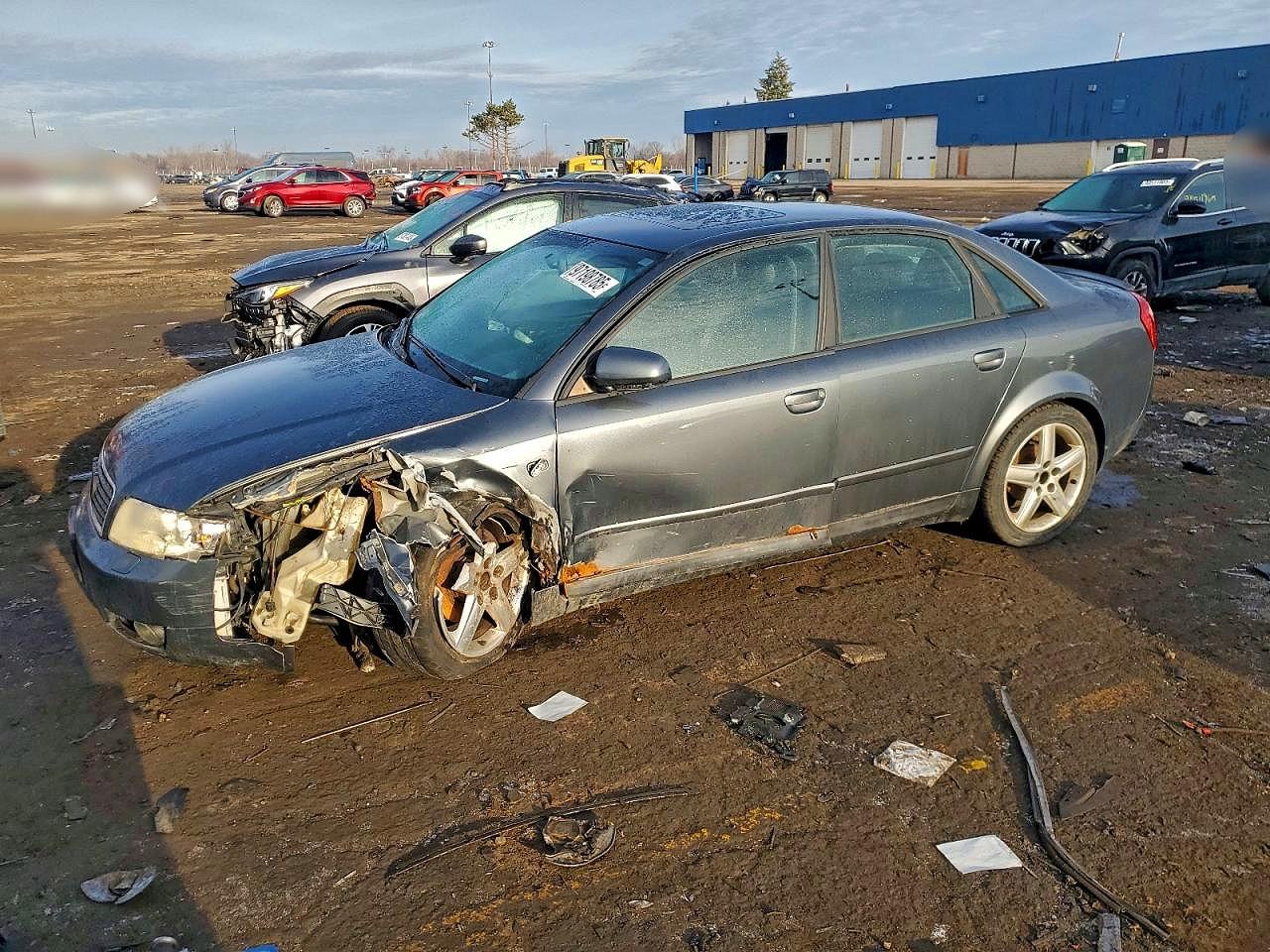 2005 Audi A4 1.8t Gray vin: WAUJC68E25A120329