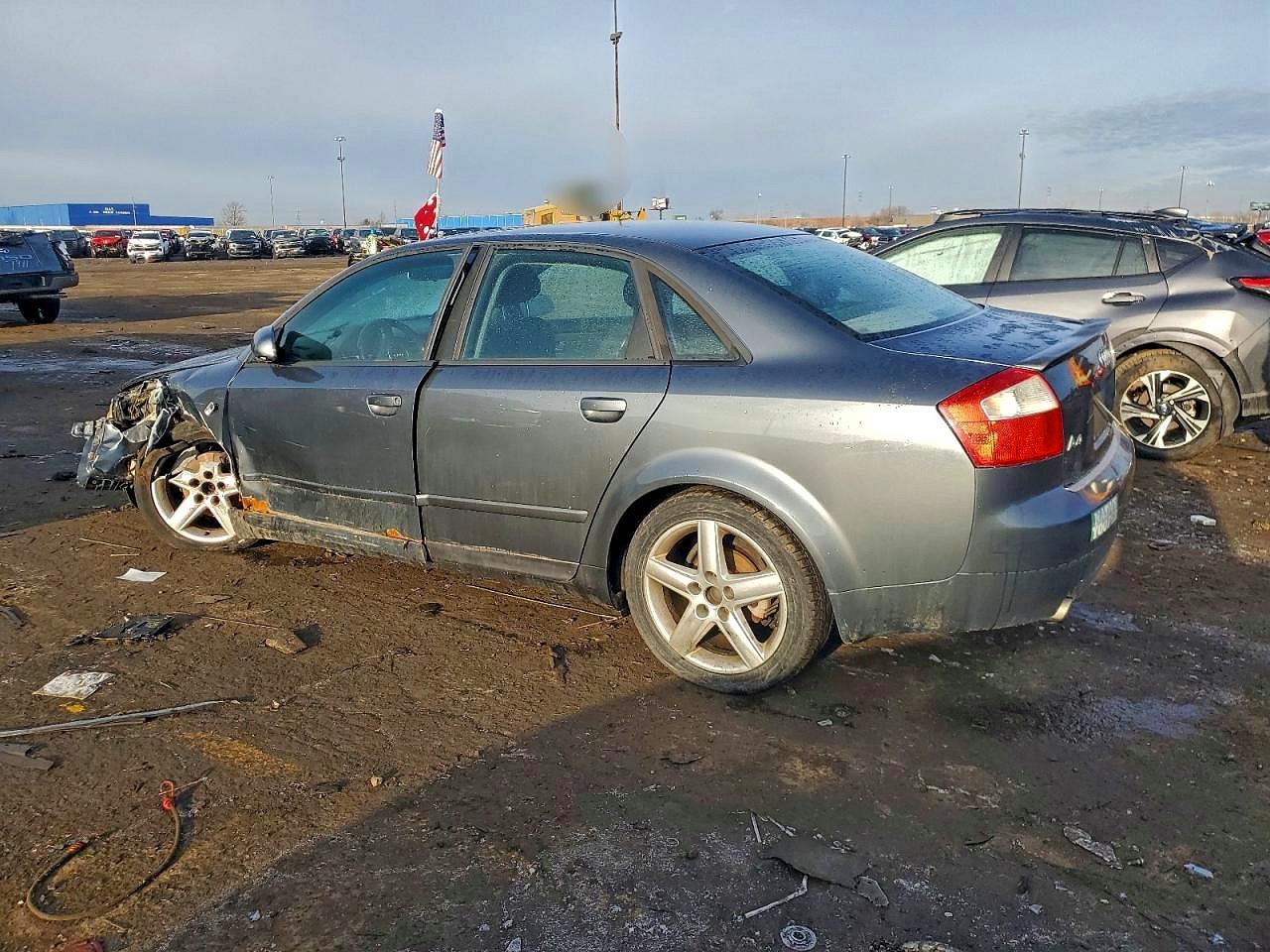 2005 Audi A4 1.8t Gray vin: WAUJC68E25A120329