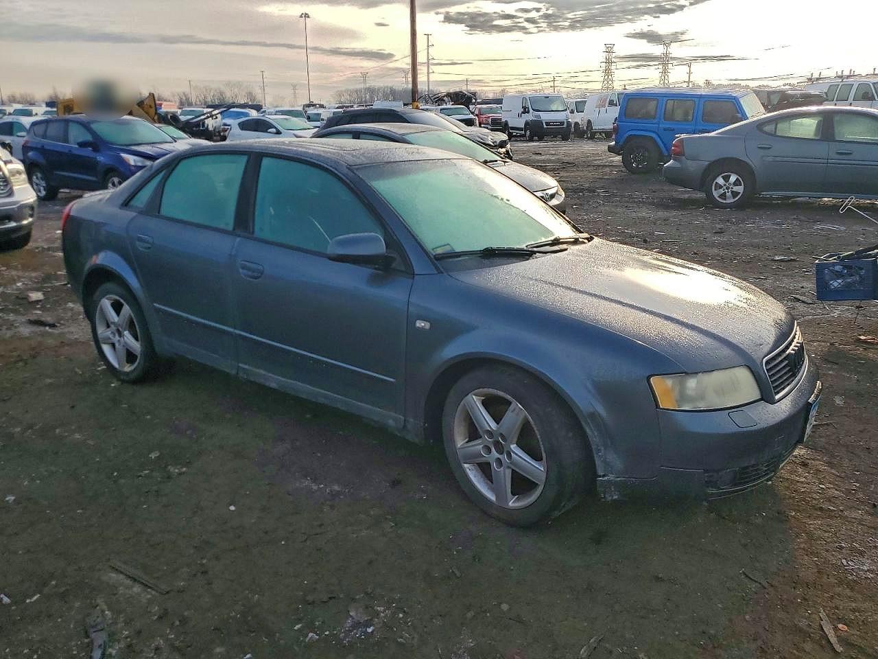2005 Audi A4 1.8t Gray vin: WAUJC68E25A120329