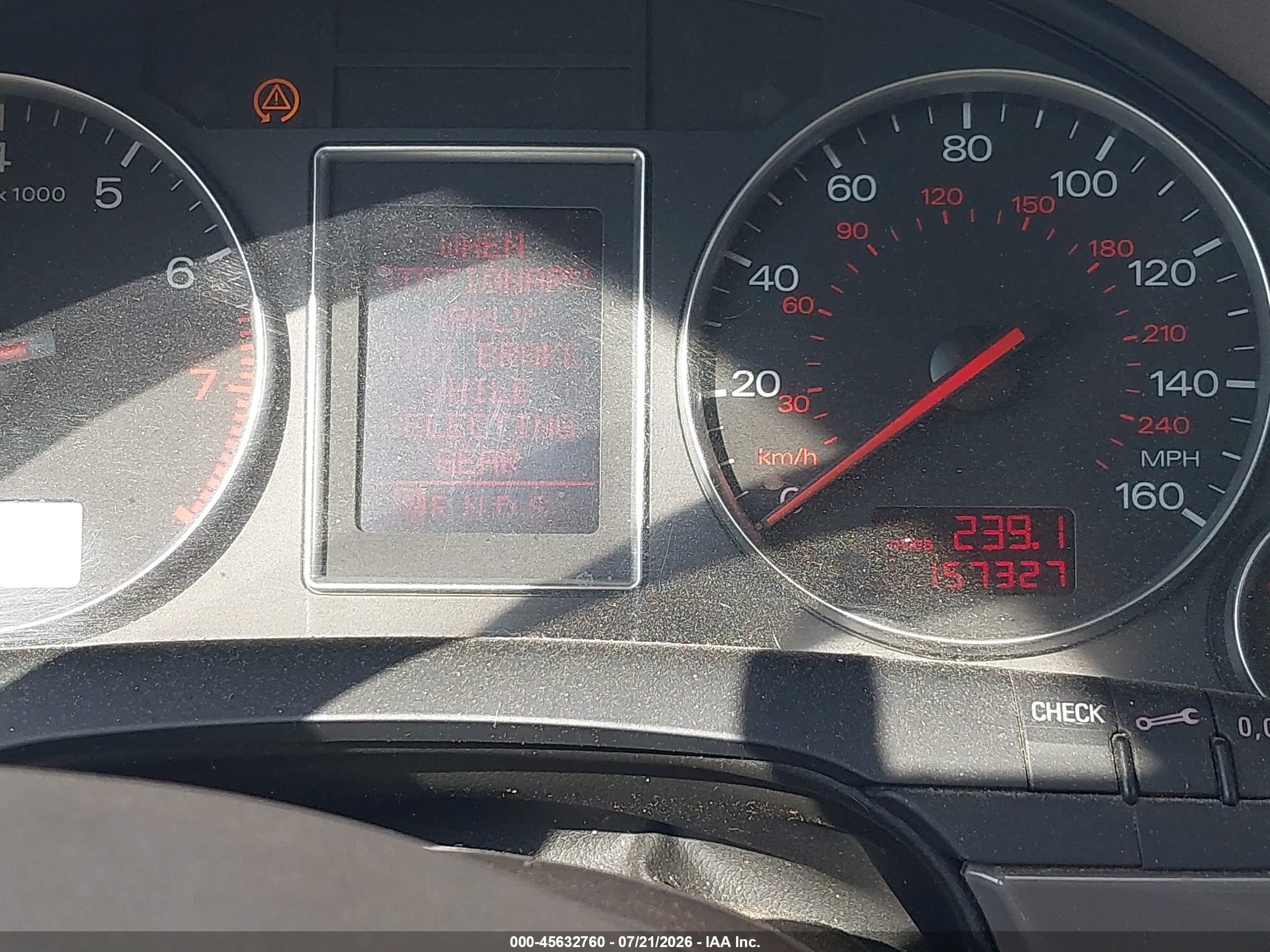2004 Audi A4 1.8t White vin: WAUJC68E34A094547
