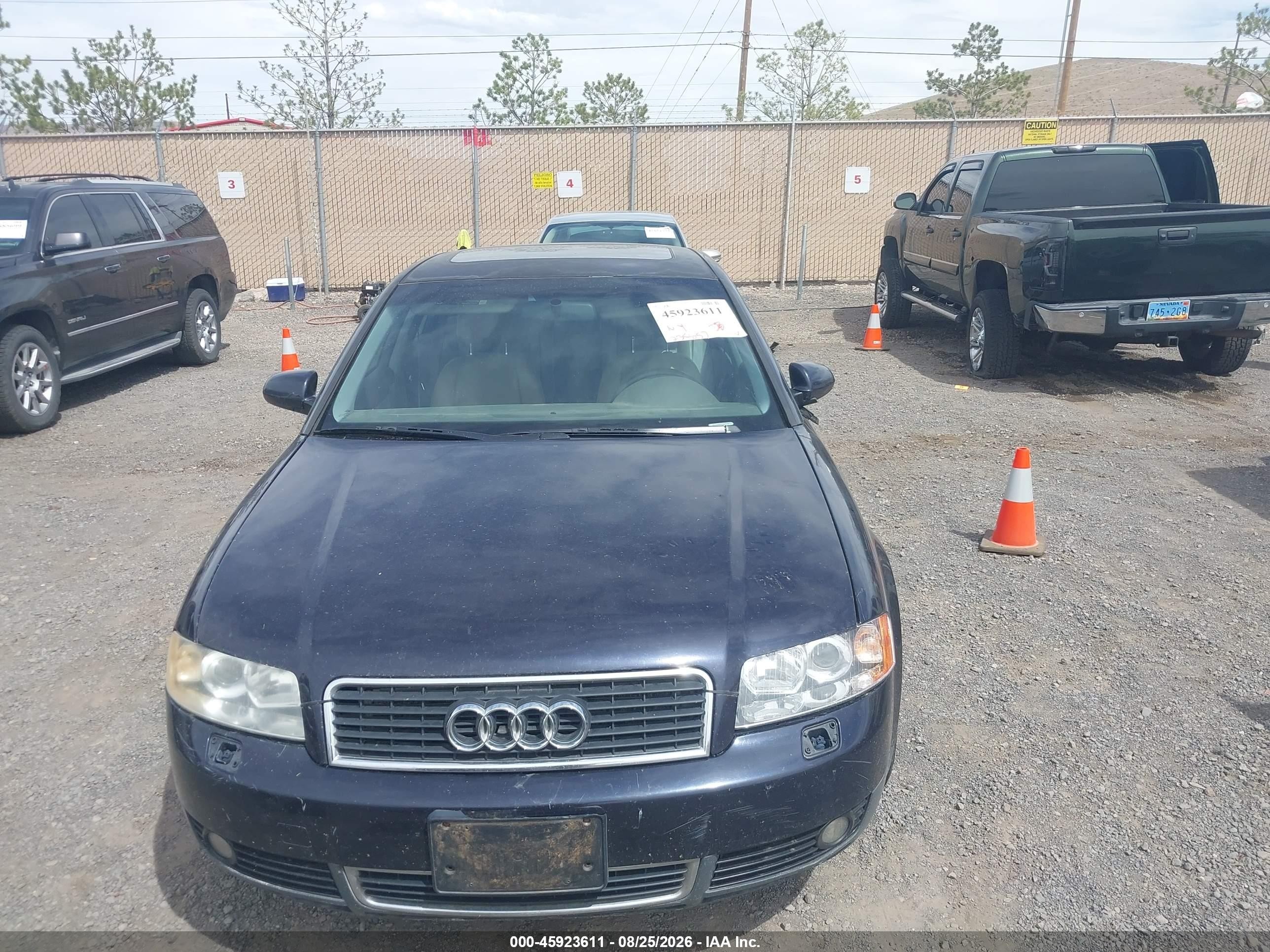 2003 Audi A4 1.8t Blue vin: WAUJC68E63A231091