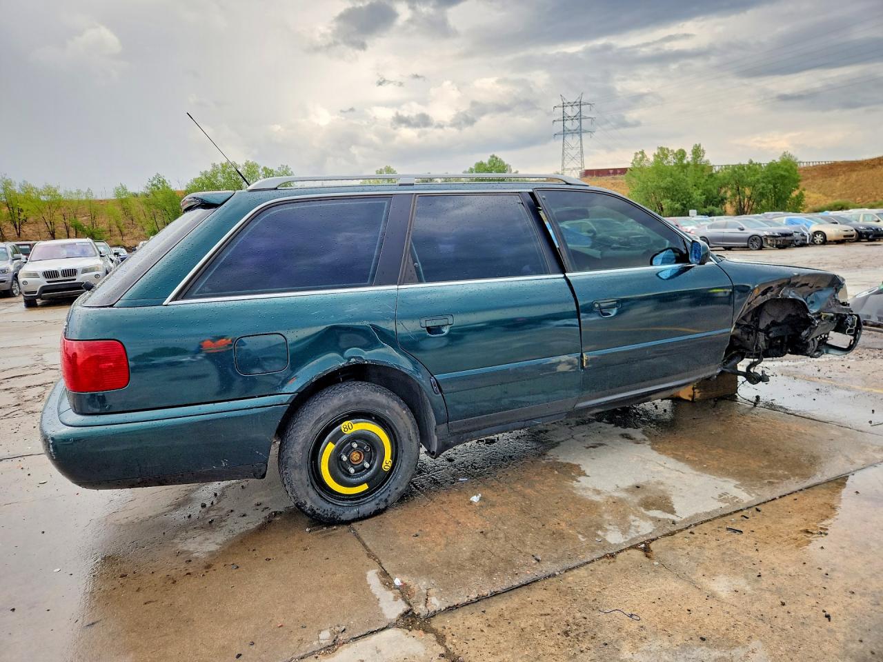 1997 Audi A6 Quattro Wagon Green vin: WAUJC84A0VN011858