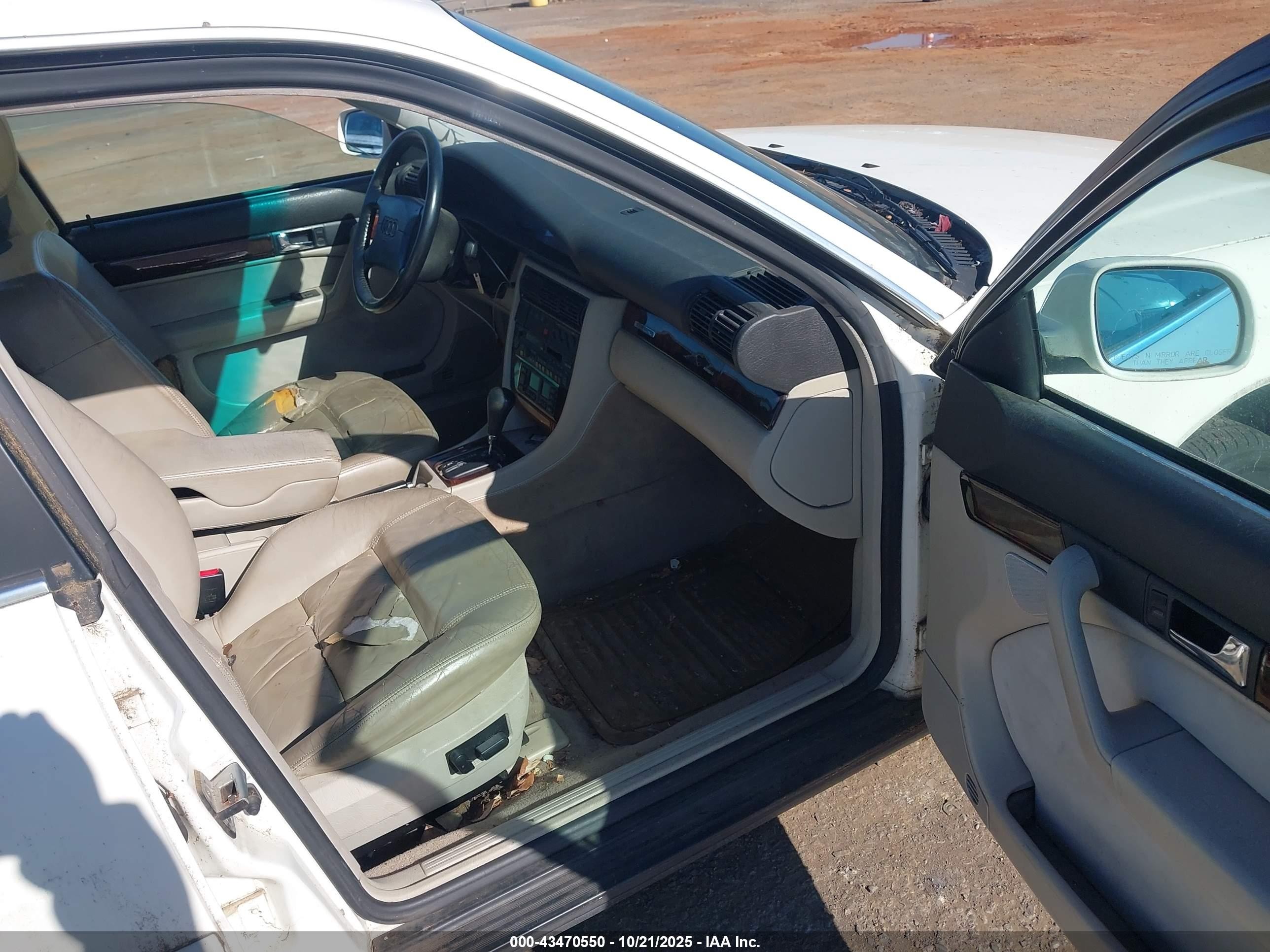 1997 Audi A6   White vin: WAUJC84A7VN046056