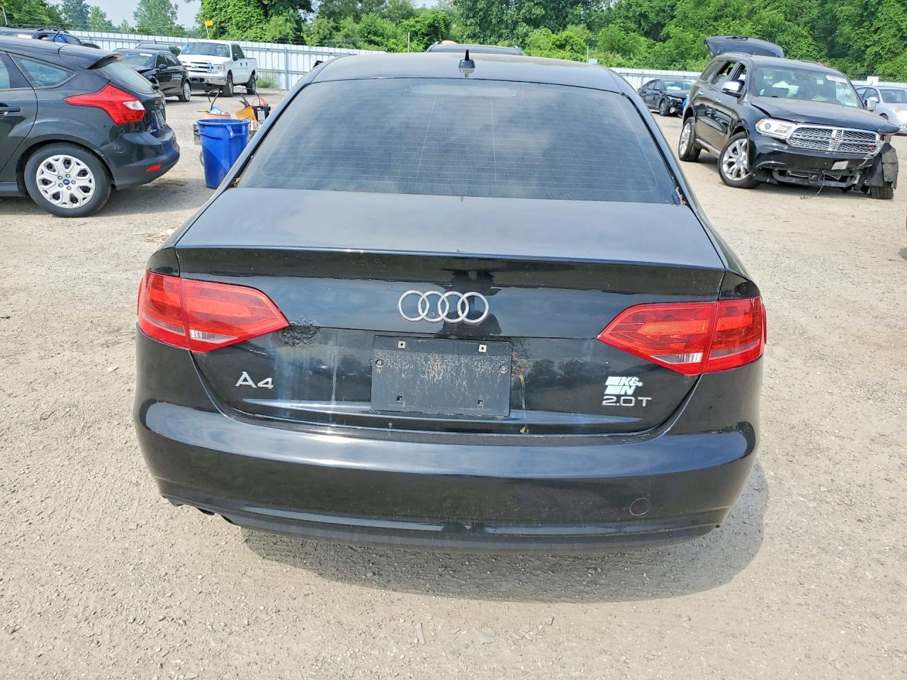 2009 Audi A4 Premium Plus Black vin: WAUJF68K09N059266
