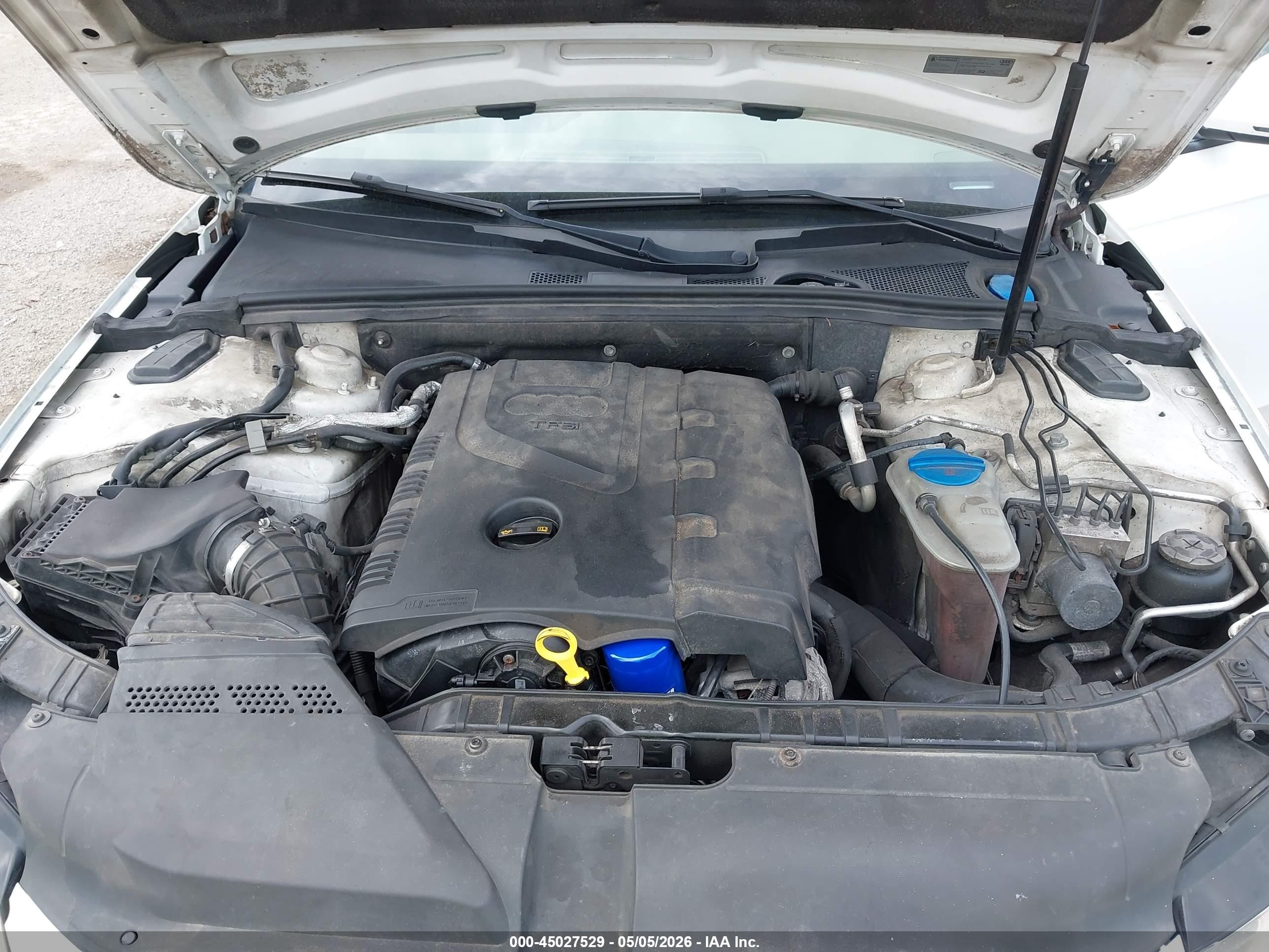 2009 Audi A4 2.0t Premium Белый vin: WAUJF78K09N049701