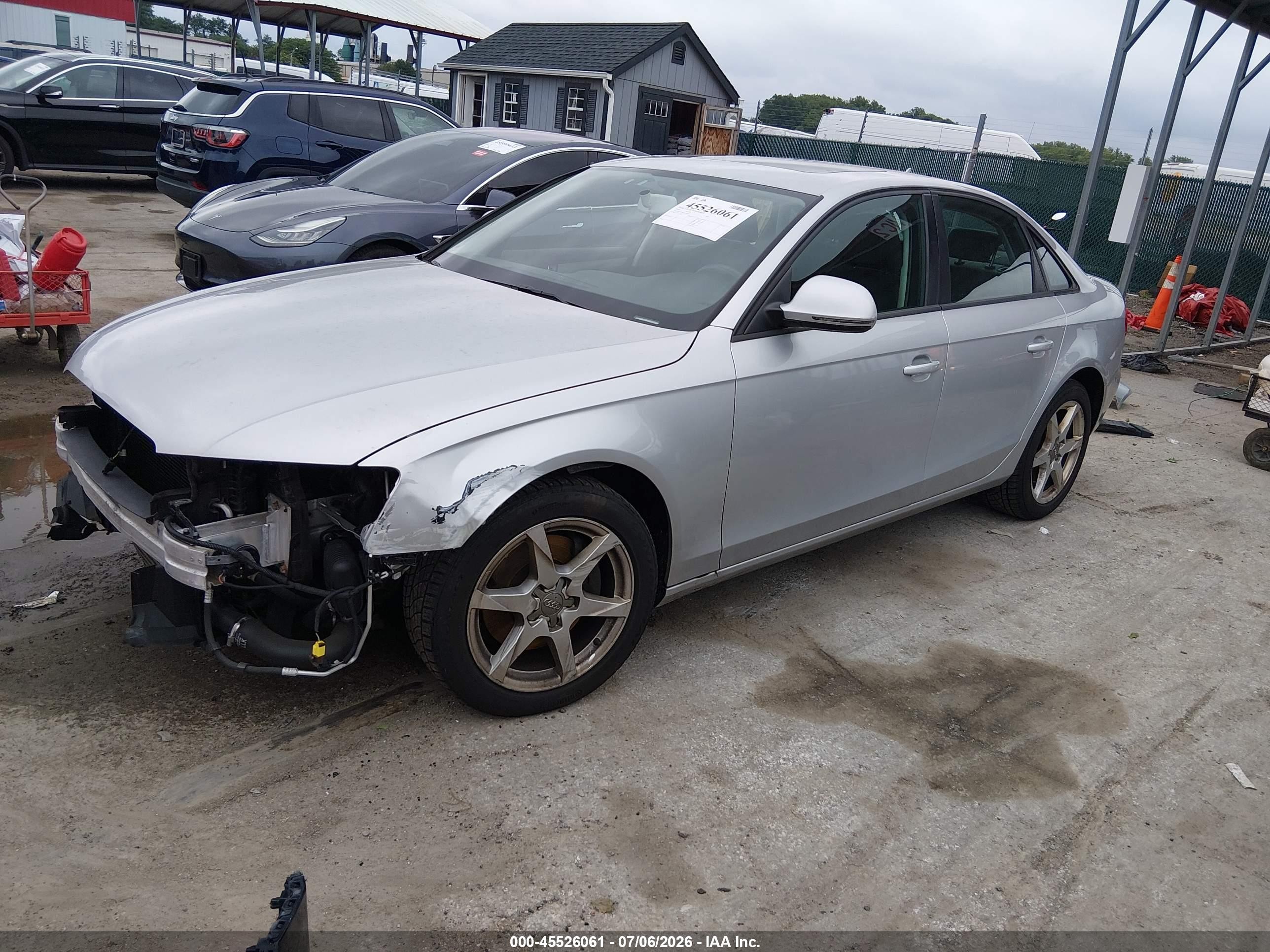 2009 Audi A4 2.0t Premium Silver vin: WAUJF78K89N046951