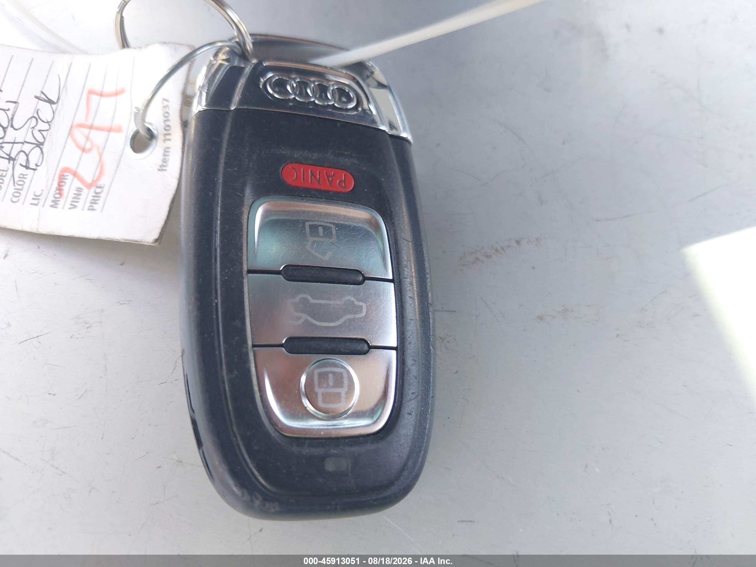 2014 Audi A5 2.0t Premium Черный vin: WAUJFAFH6EN003787