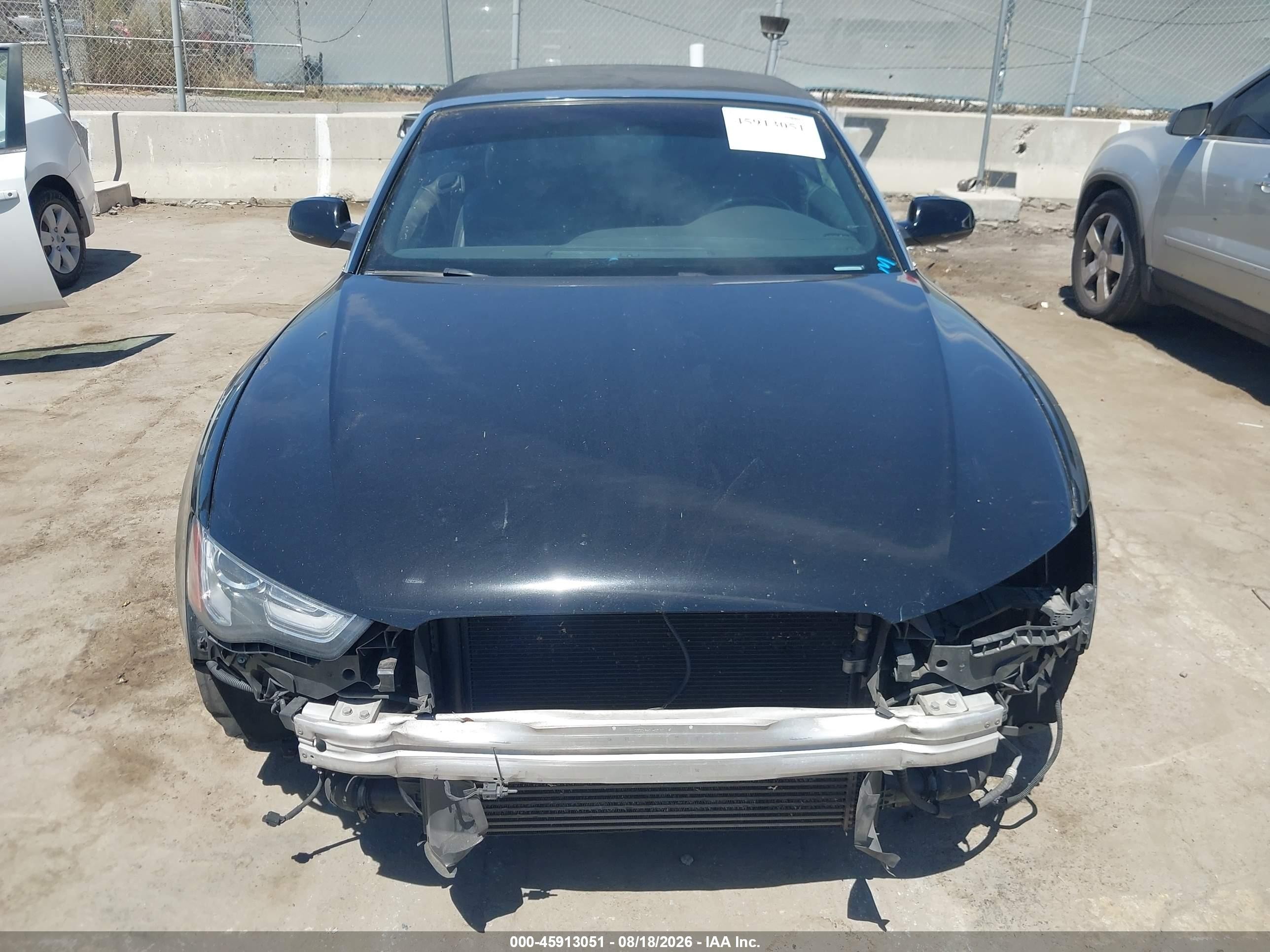 2014 Audi A5 2.0t Premium Черный vin: WAUJFAFH6EN003787