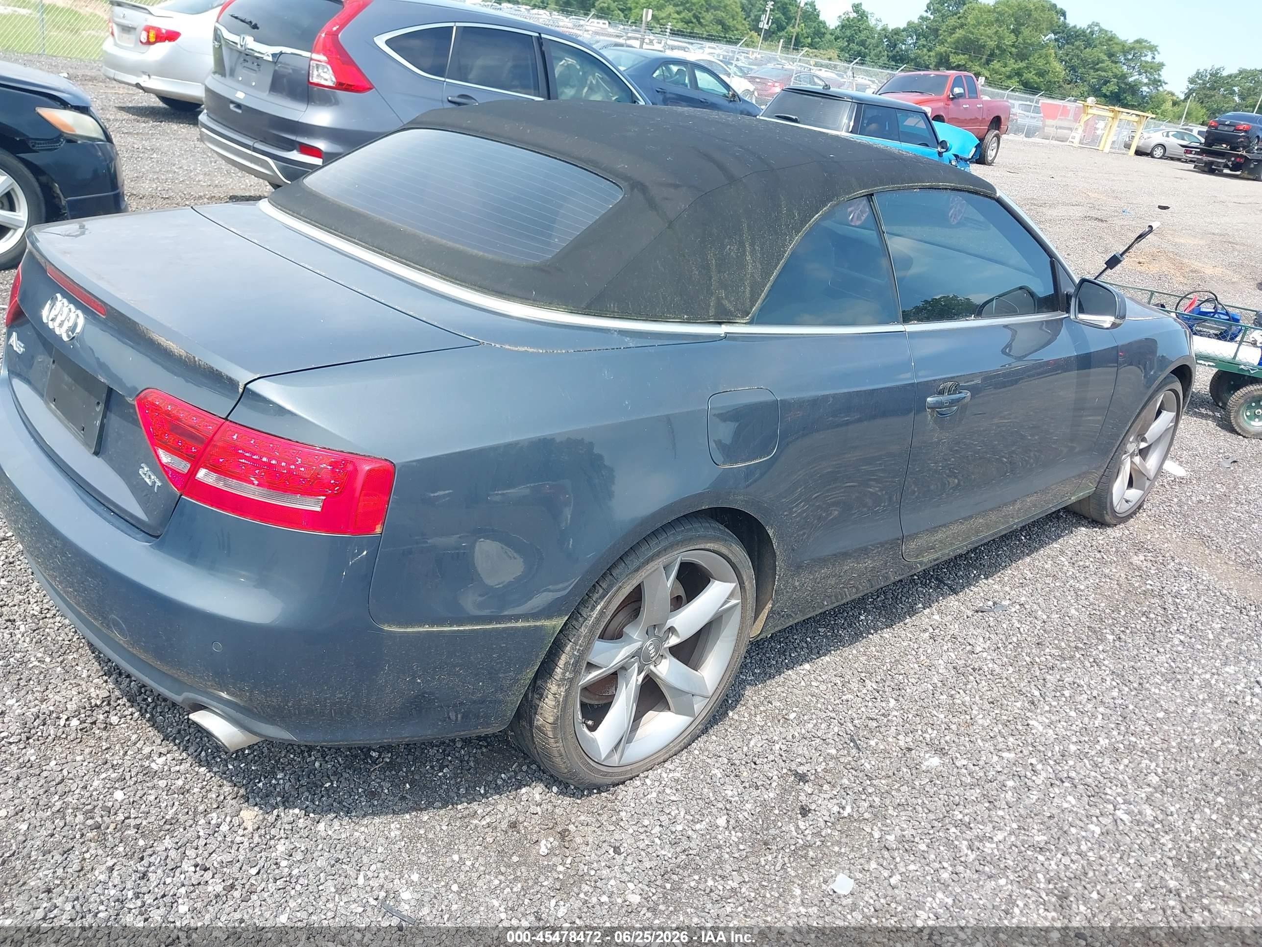 2011 Audi A5 2.0t Premium Blue vin: WAUJFAFH7BN012476