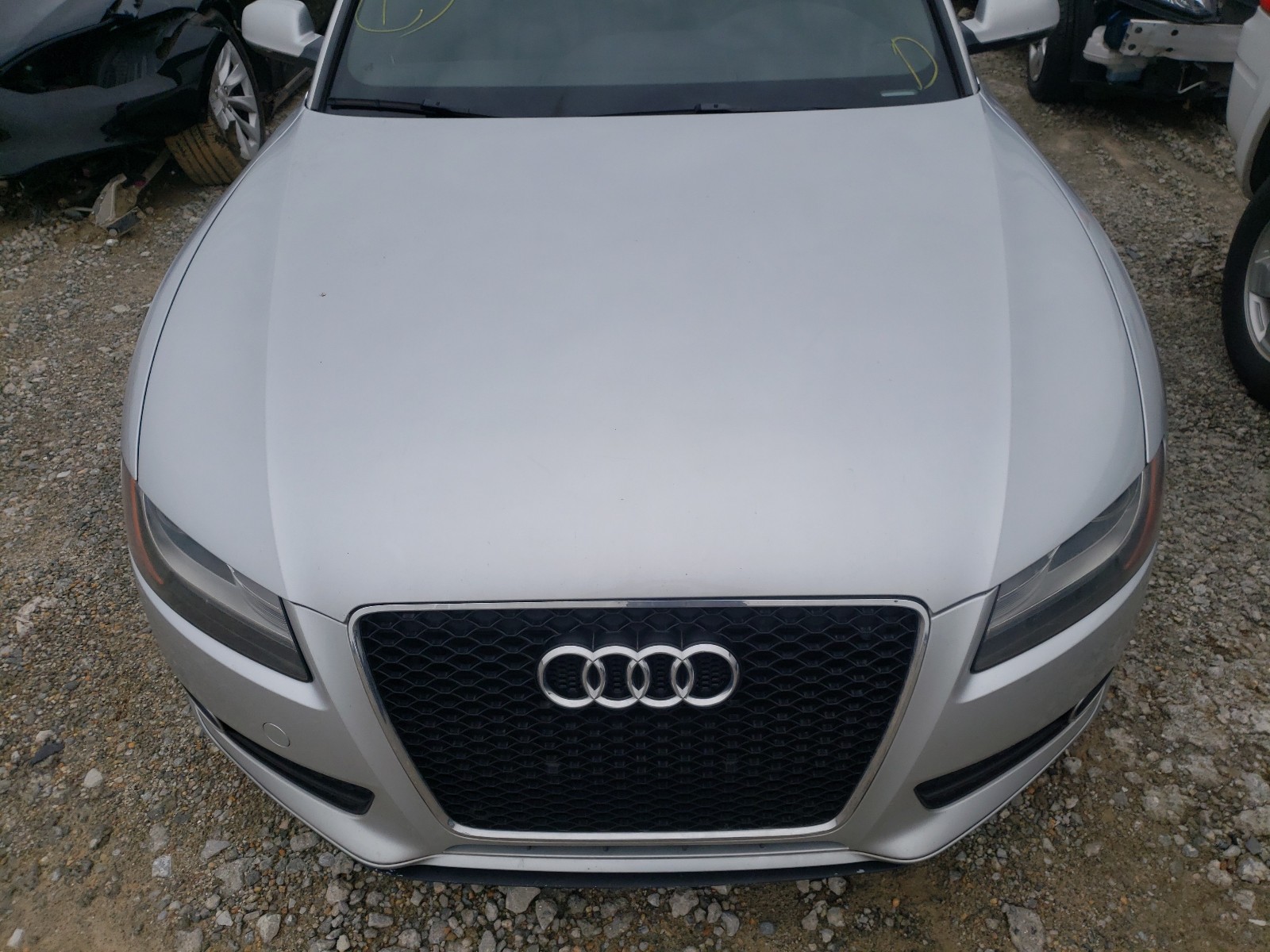 2012 Audi A5 Premium Plus Silver vin: WAUJFAFH7CN007828