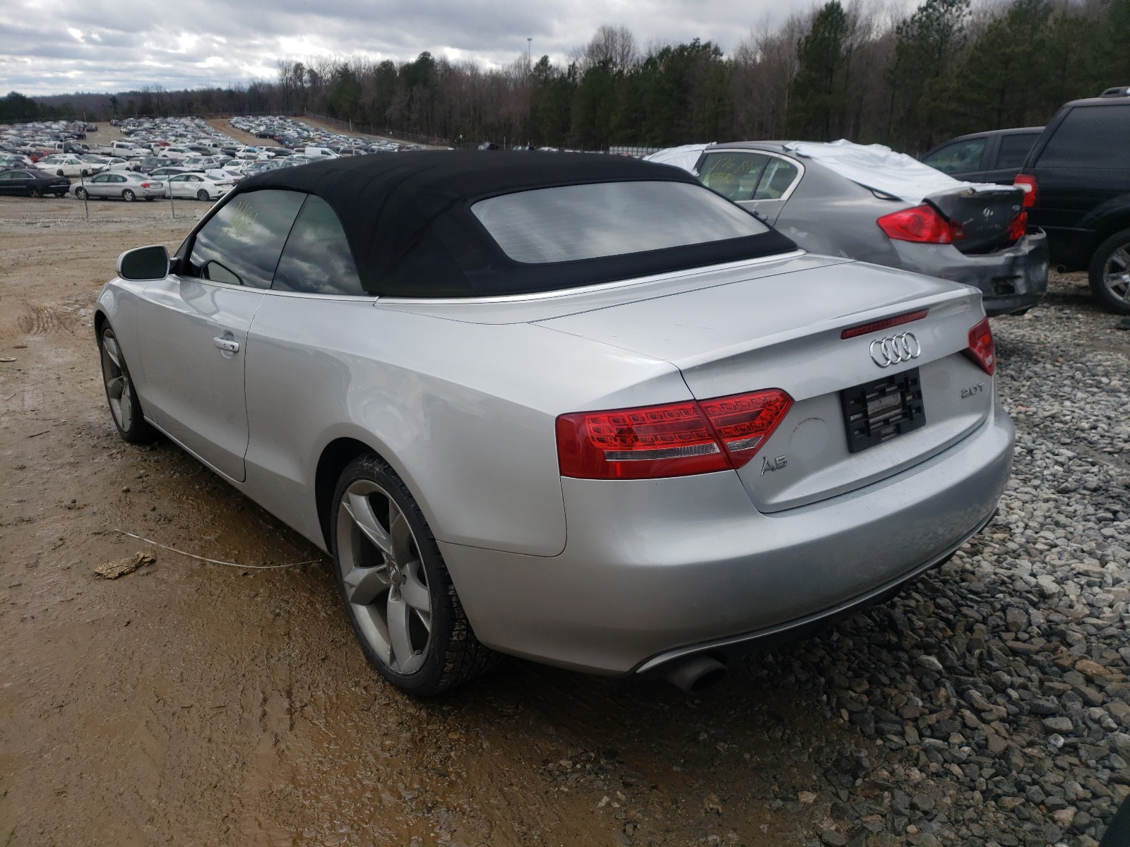 2012 Audi A5 Premium Plus Silver vin: WAUJFAFH7CN007828