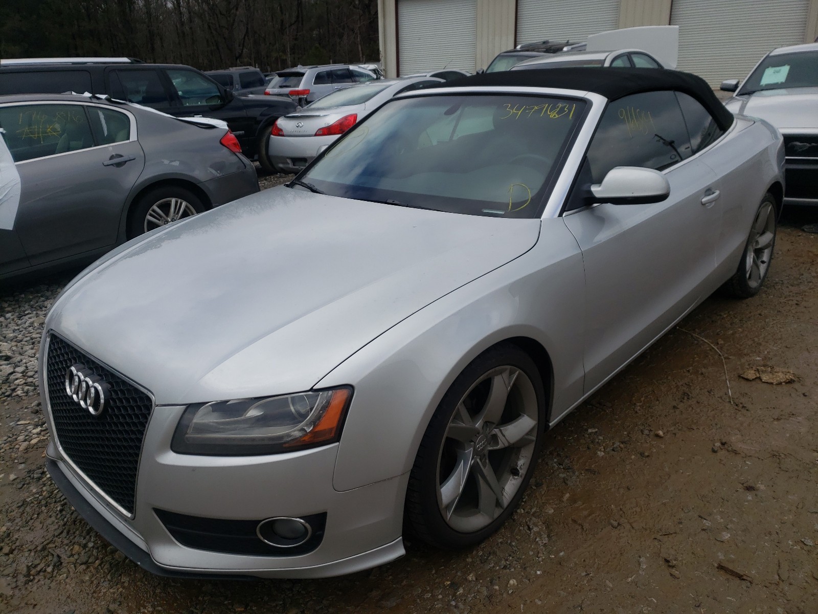2012 Audi A5 Premium Plus Silver vin: WAUJFAFH7CN007828
