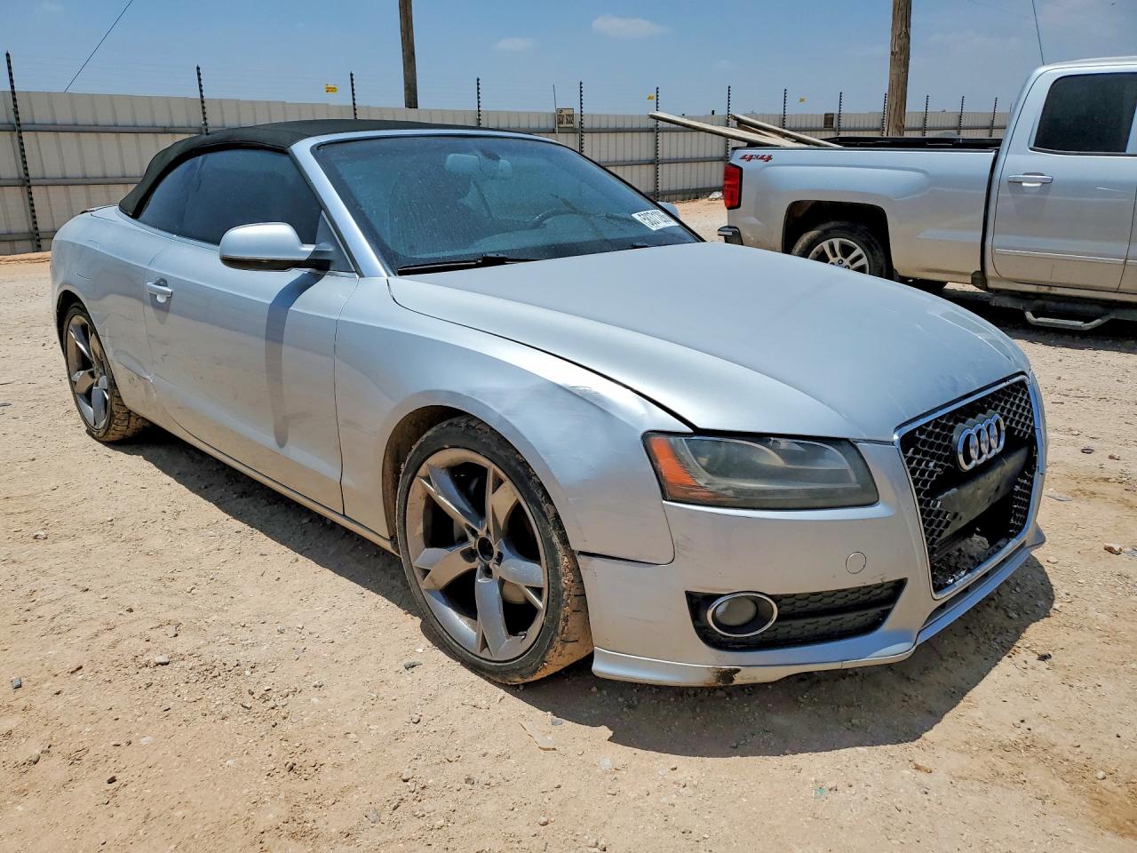 2012 Audi A5 Premium Plus Серебряный vin: WAUJFAFH7CN007828