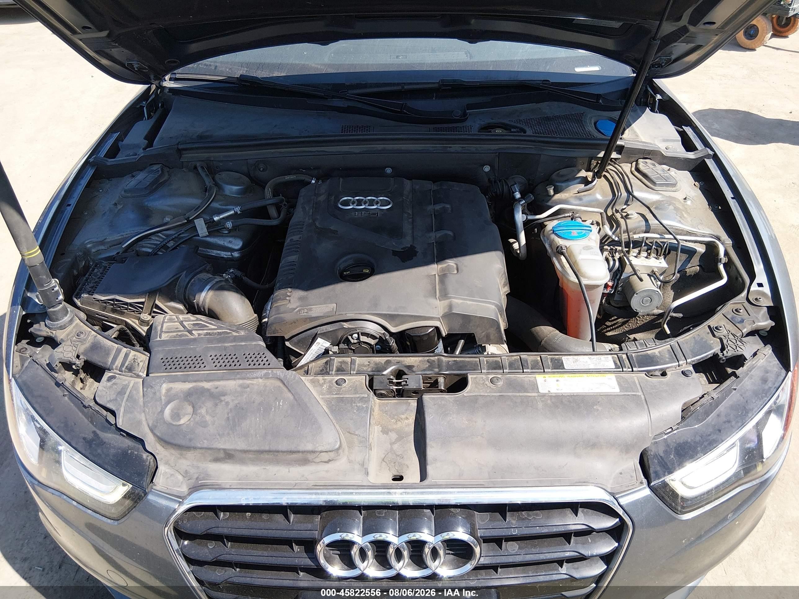 2014 Audi A5 2.0t Premium Gray vin: WAUJFAFH7EN007427