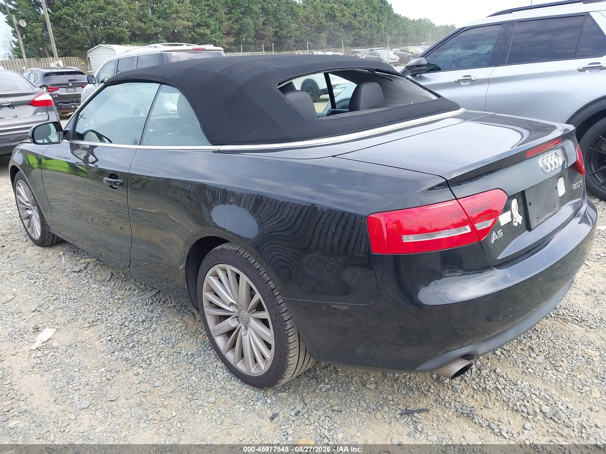 2010 Audi A5 2.0t Premium Black vin: WAUJFAFHXAN017198