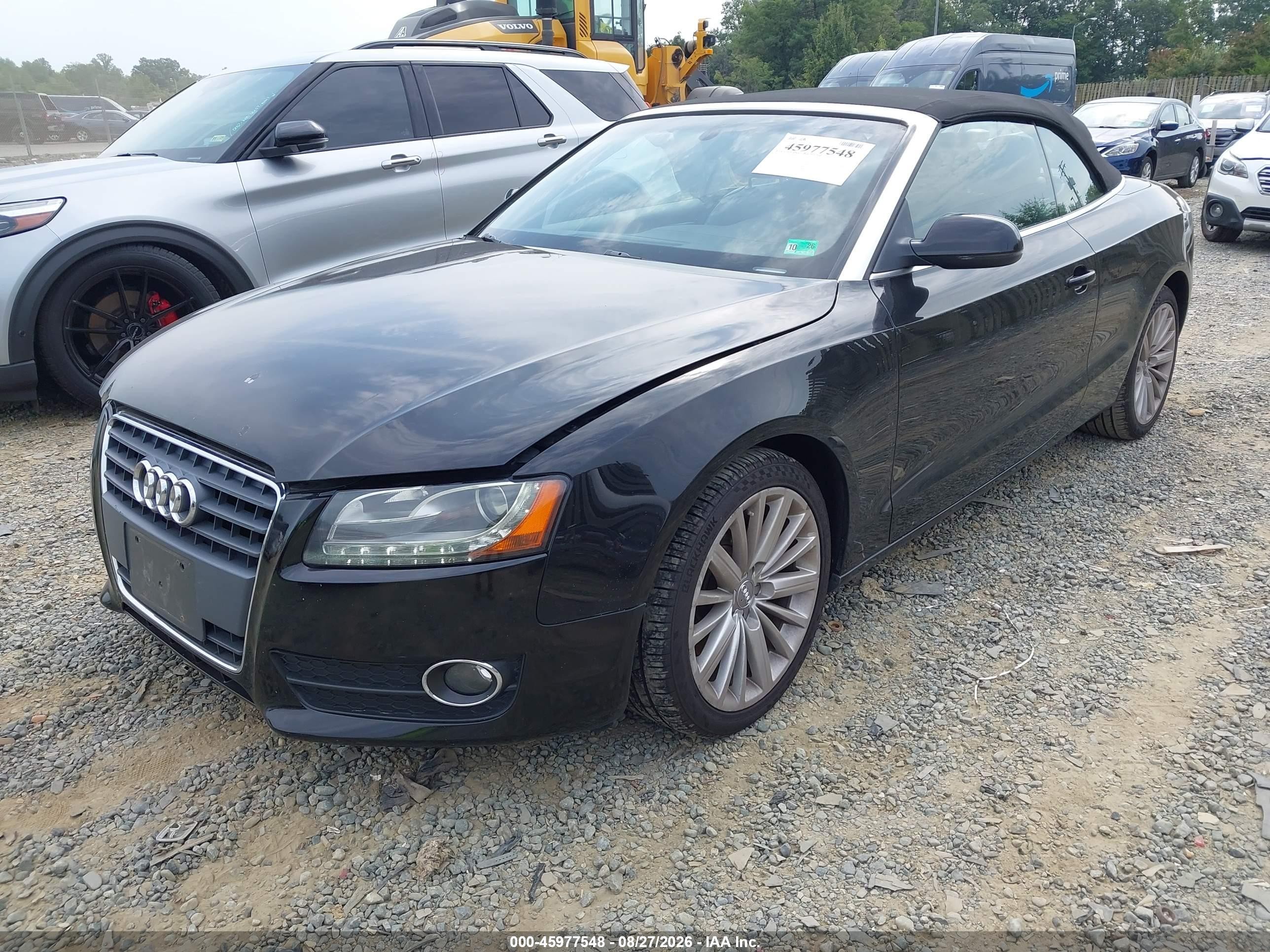 2010 Audi A5 2.0t Premium Black vin: WAUJFAFHXAN017198