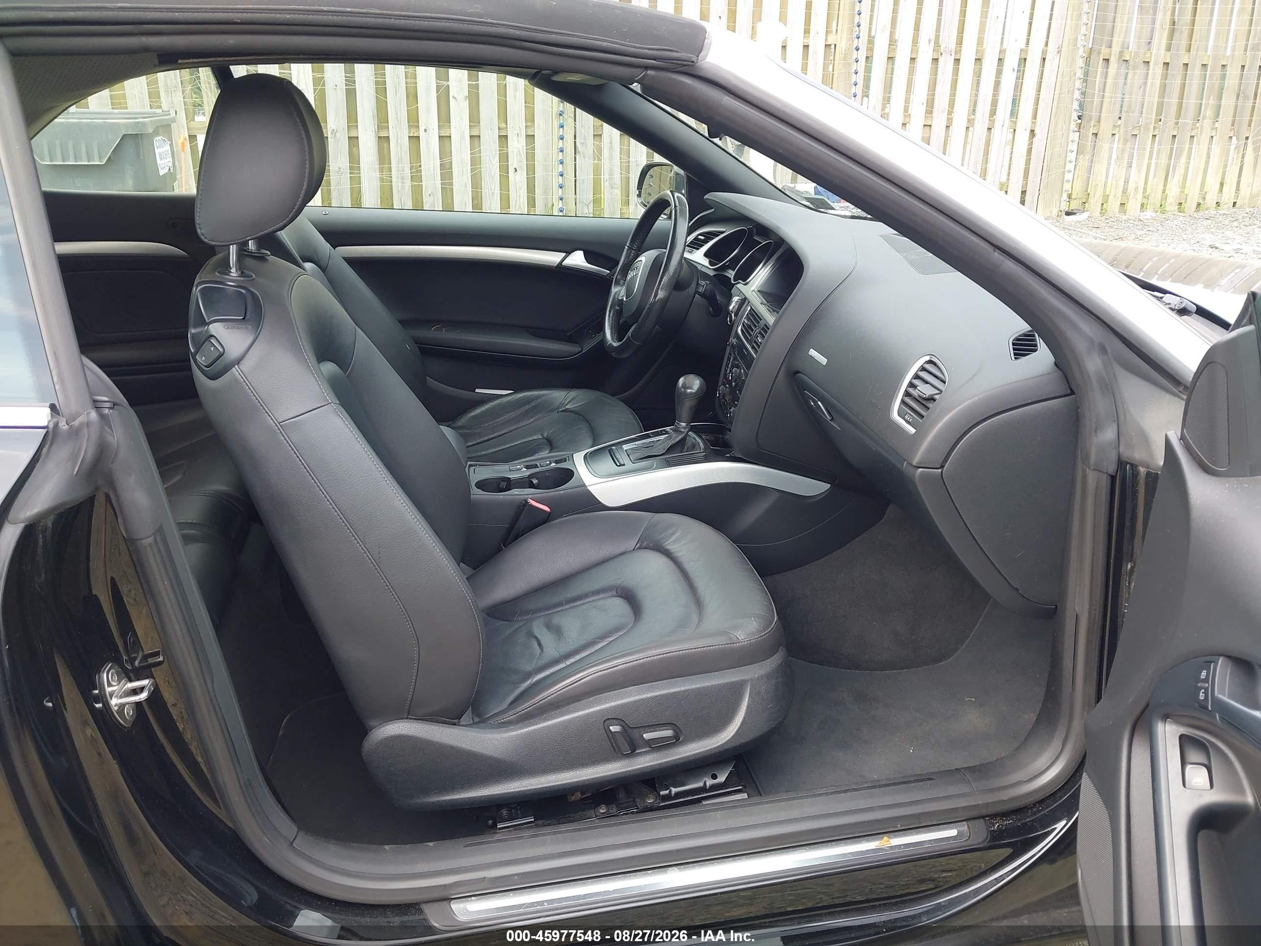 2010 Audi A5 2.0t Premium Black vin: WAUJFAFHXAN017198