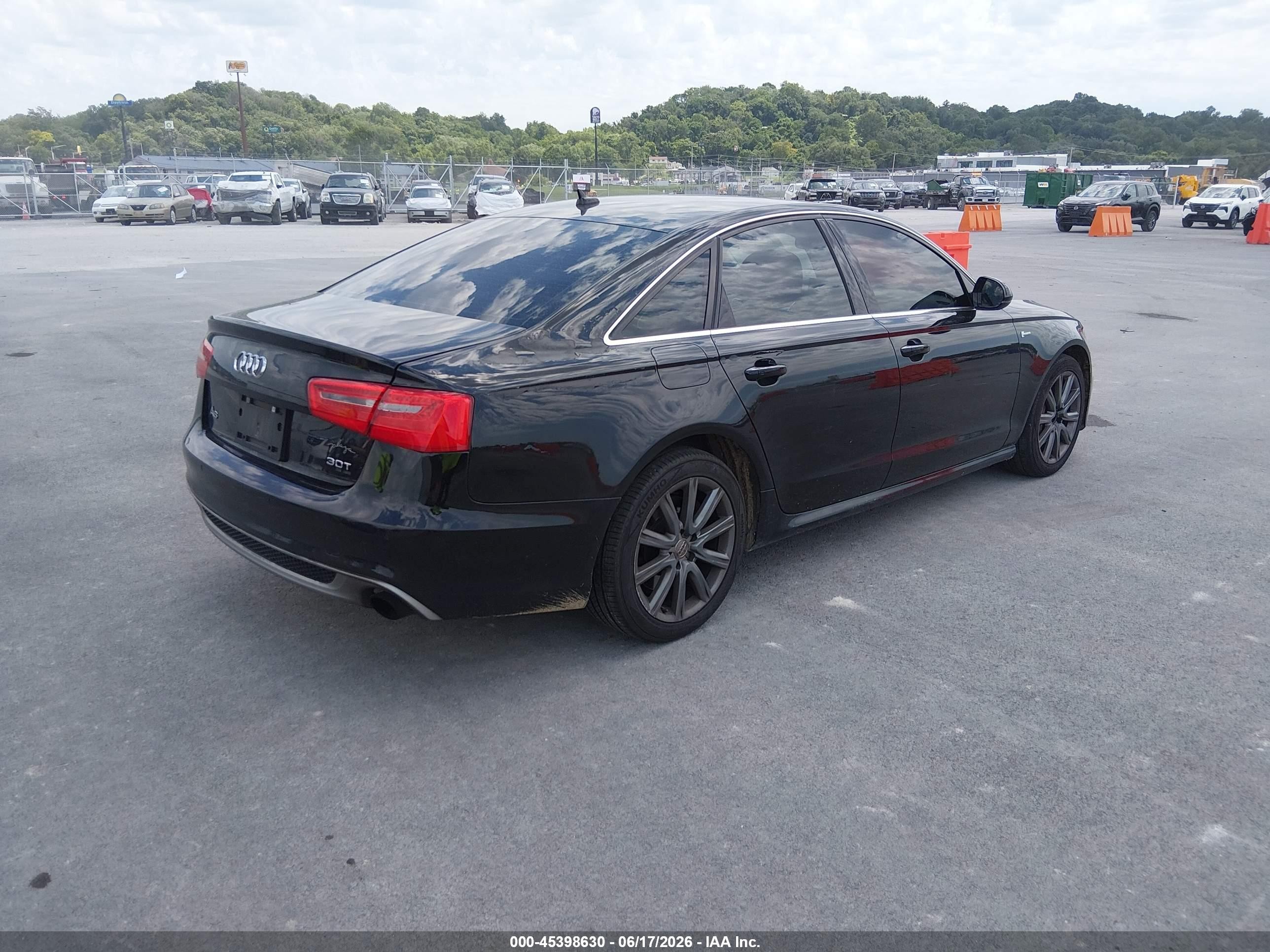 2012 Audi A6 3.0 Premium Black vin: WAUJGAFC1CN166393