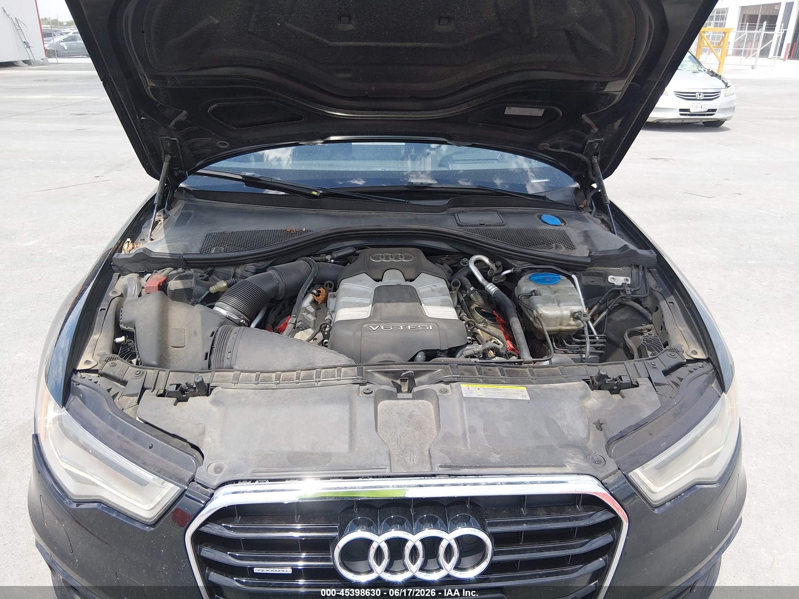 2012 Audi A6 3.0 Premium Black vin: WAUJGAFC1CN166393