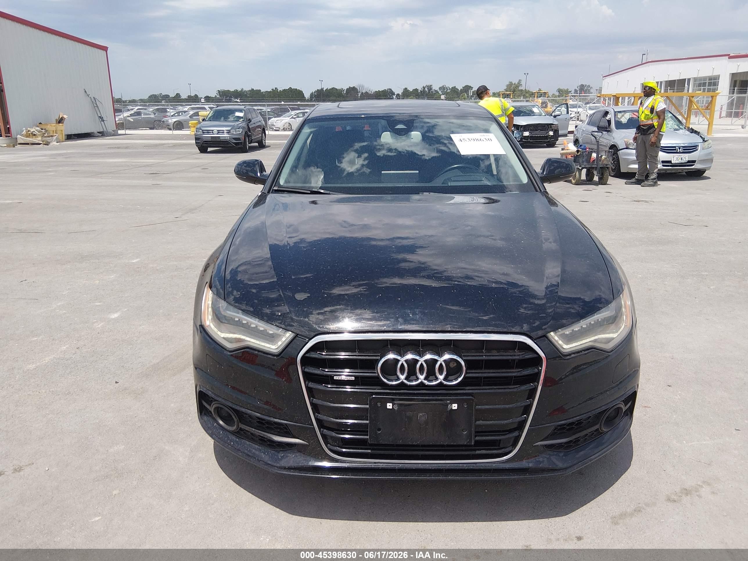 2012 Audi A6 3.0 Premium Black vin: WAUJGAFC1CN166393