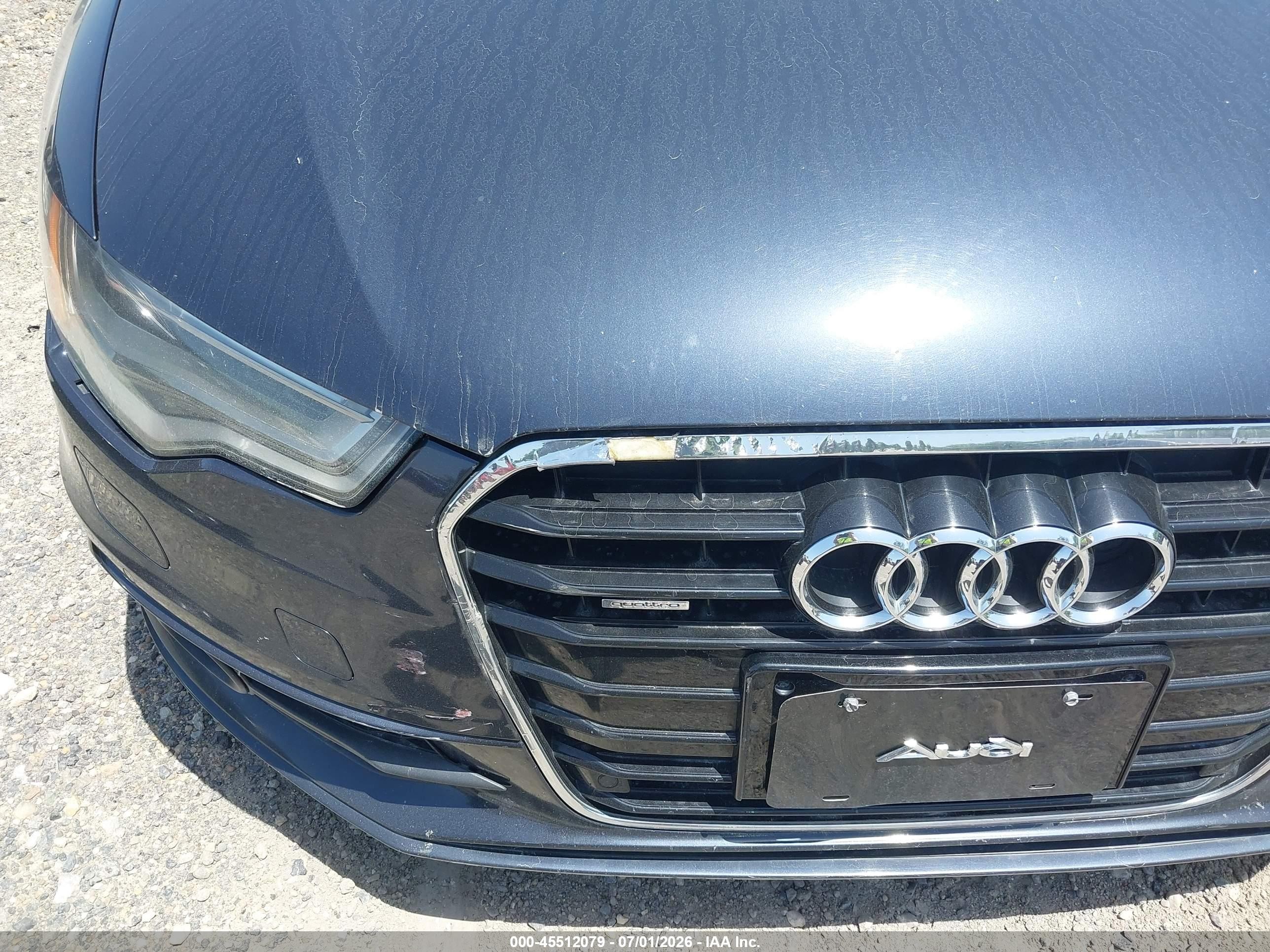 2012 Audi A6 3.0t Prestige Dark Brown vin: WAUJGAFC2CN148047