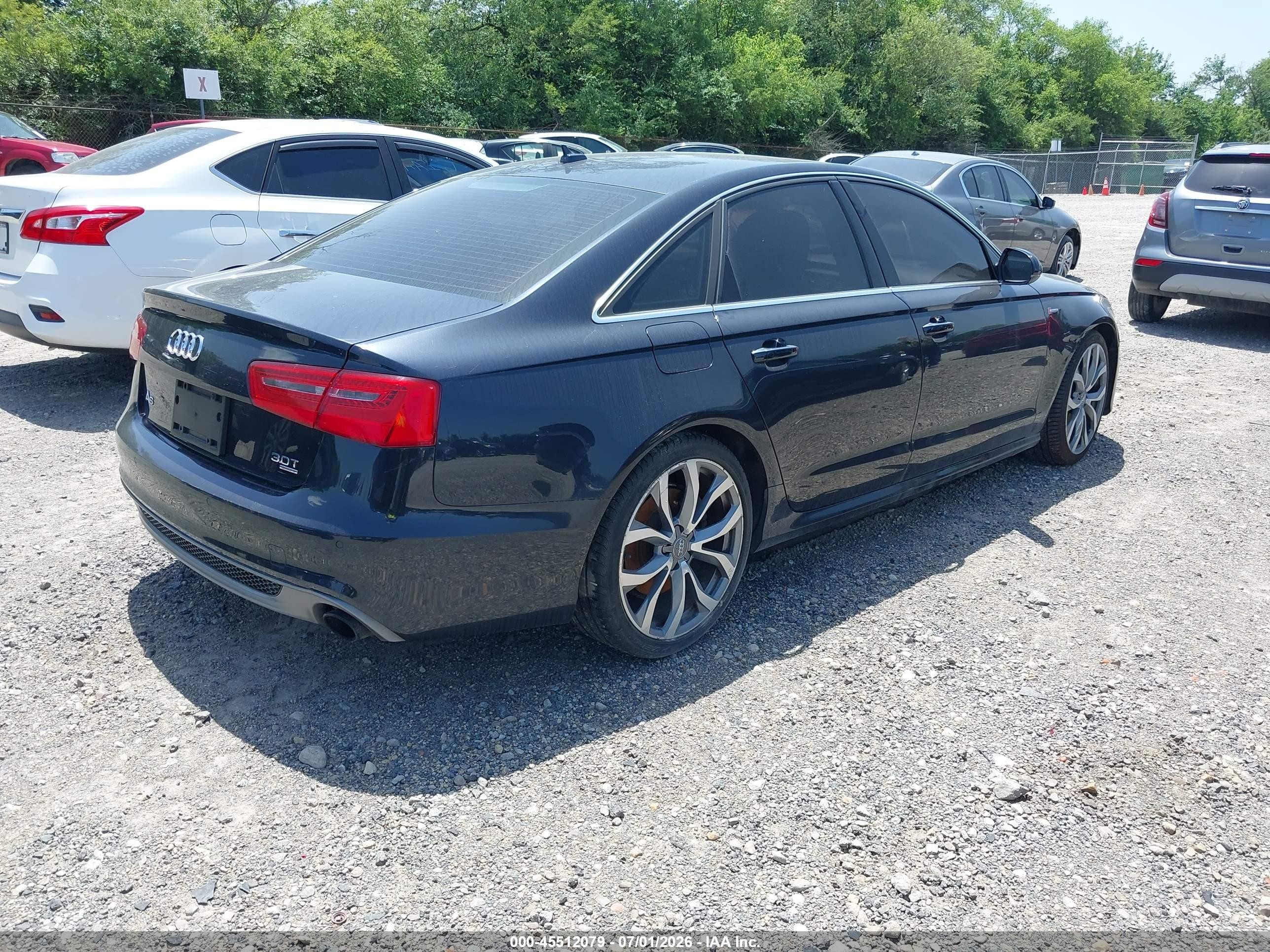 2012 Audi A6 3.0t Prestige Dark Brown vin: WAUJGAFC2CN148047