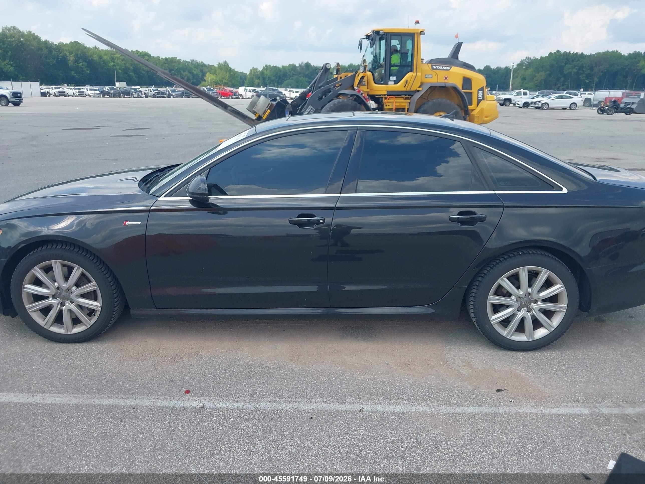 2012 Audi A6 3.0t Prestige Black vin: WAUJGAFC2CN176365