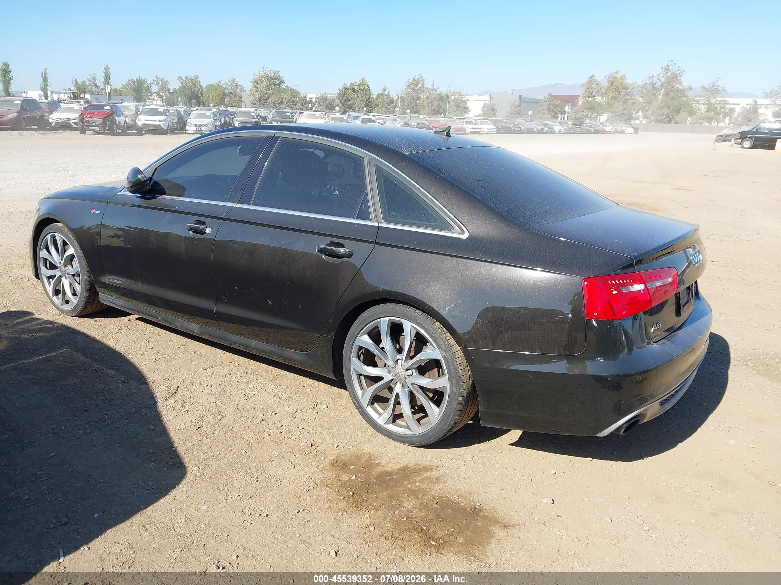 2013 Audi A6 3.0t Premium Серый vin: WAUJGAFC2DN125191