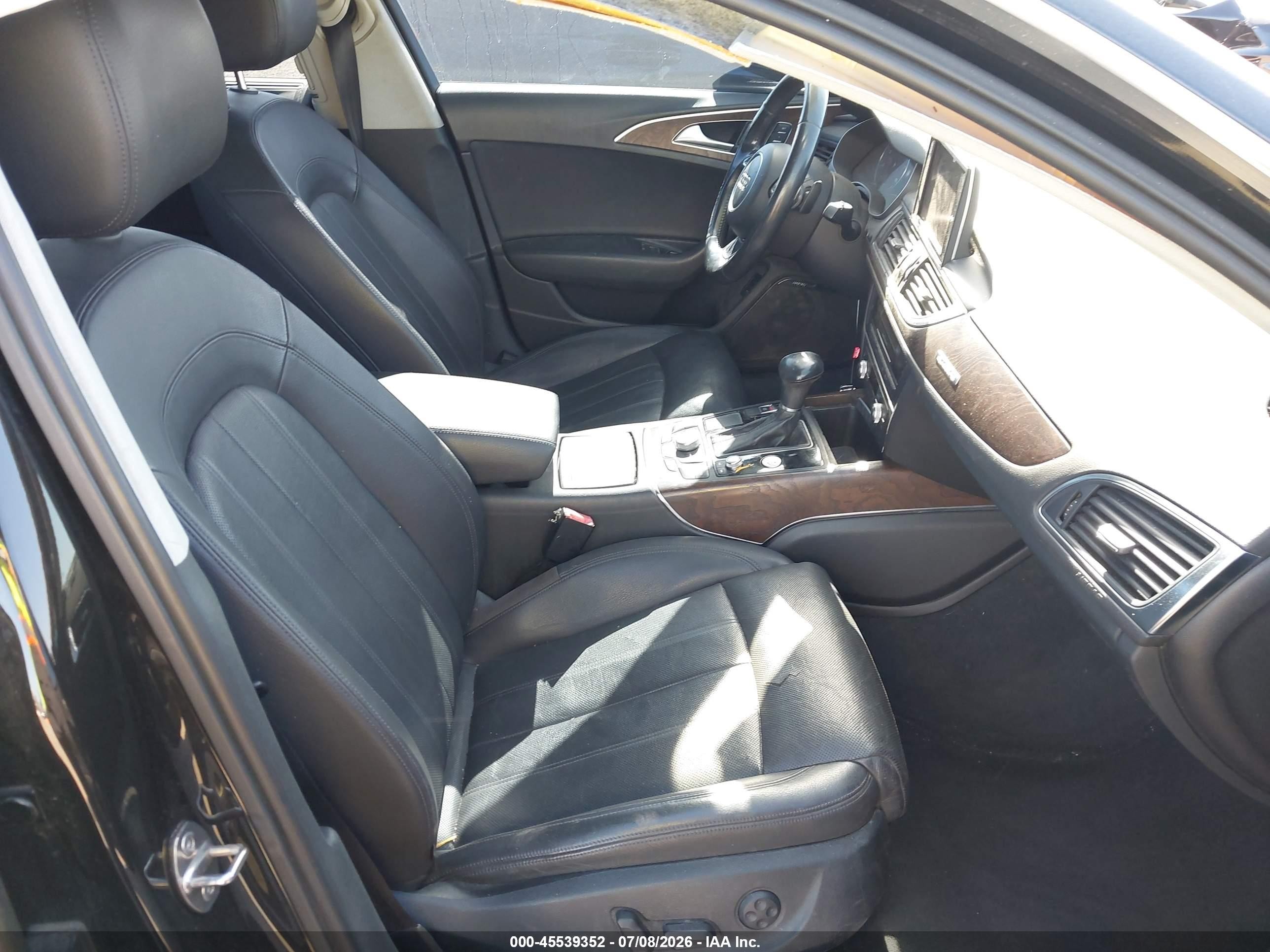 2013 Audi A6 3.0t Premium Серый vin: WAUJGAFC2DN125191