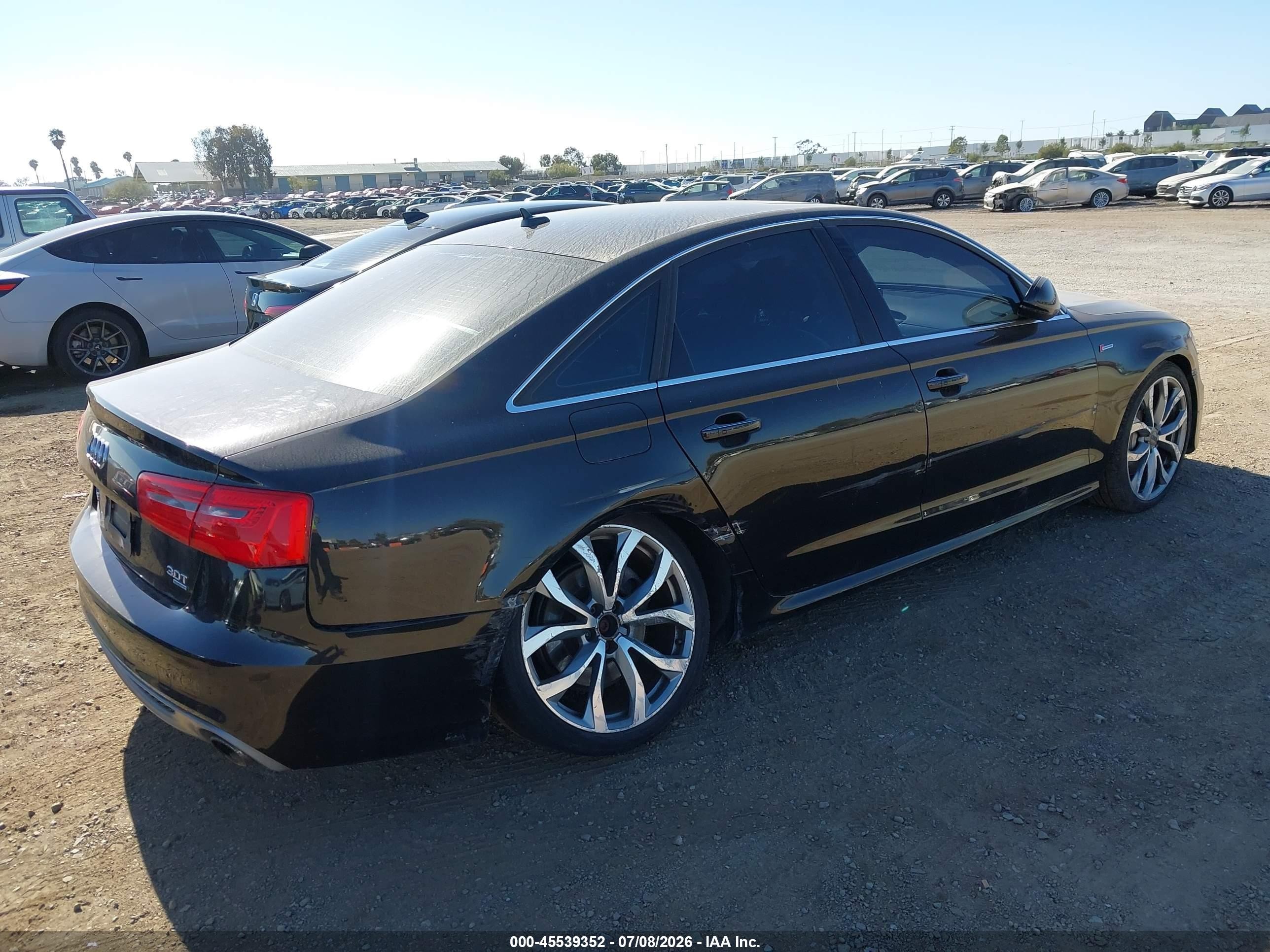 2013 Audi A6 3.0t Premium Серый vin: WAUJGAFC2DN125191