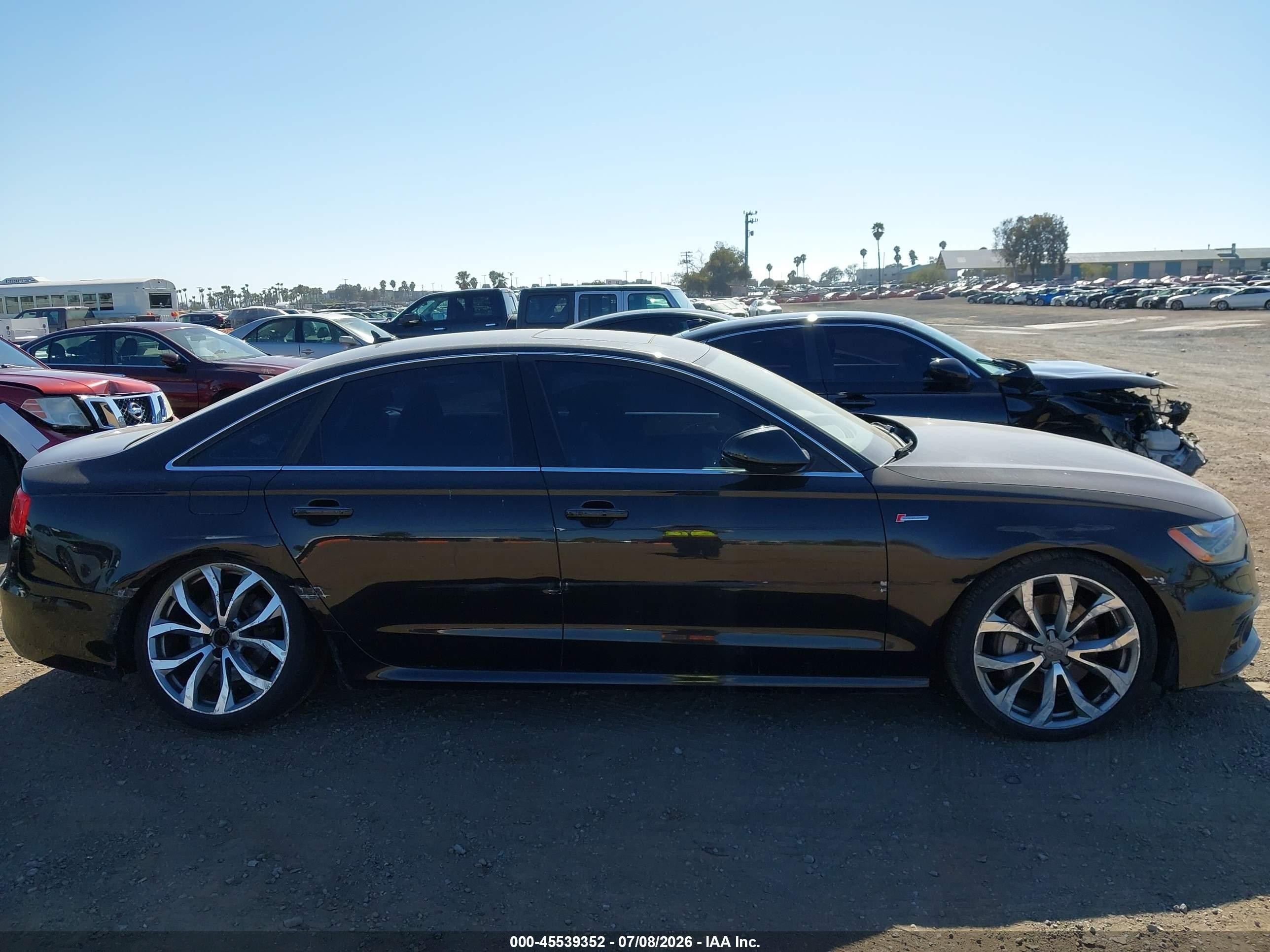 2013 Audi A6 3.0t Premium Серый vin: WAUJGAFC2DN125191
