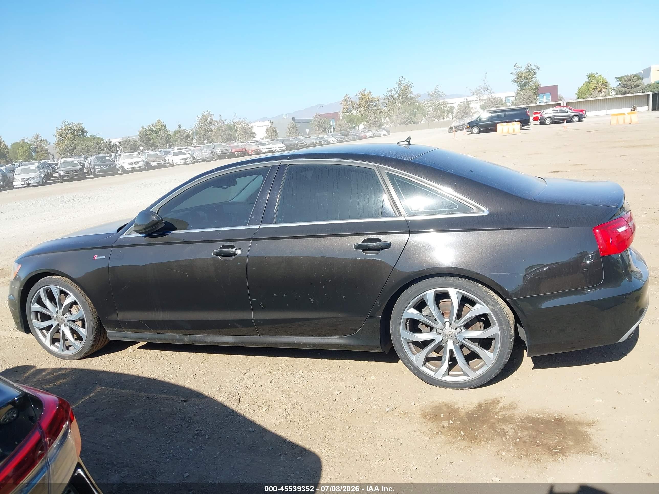 2013 Audi A6 3.0t Premium Серый vin: WAUJGAFC2DN125191