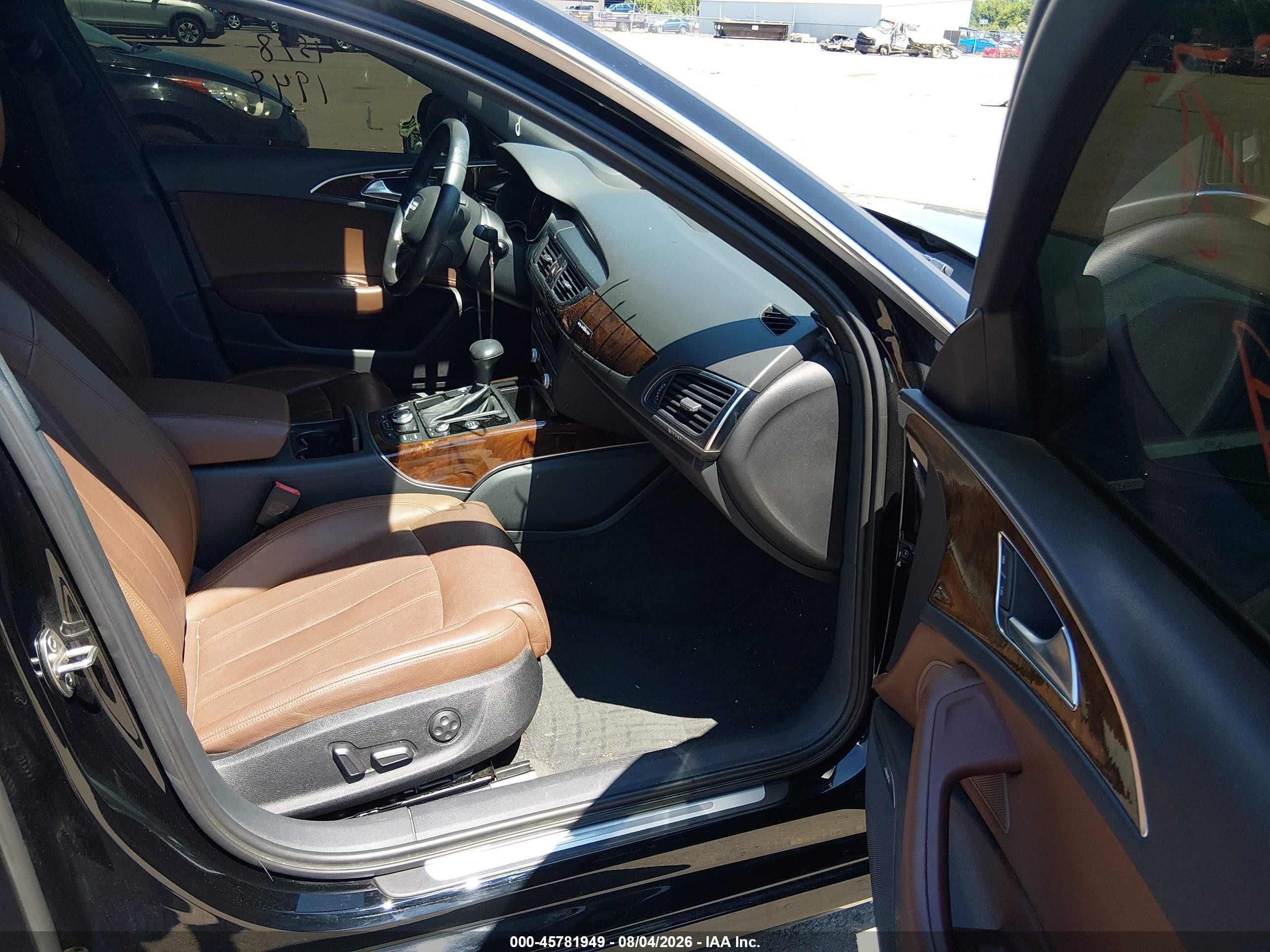 2013 Audi A6 3.0t Premium Black vin: WAUJGAFC3DN118217